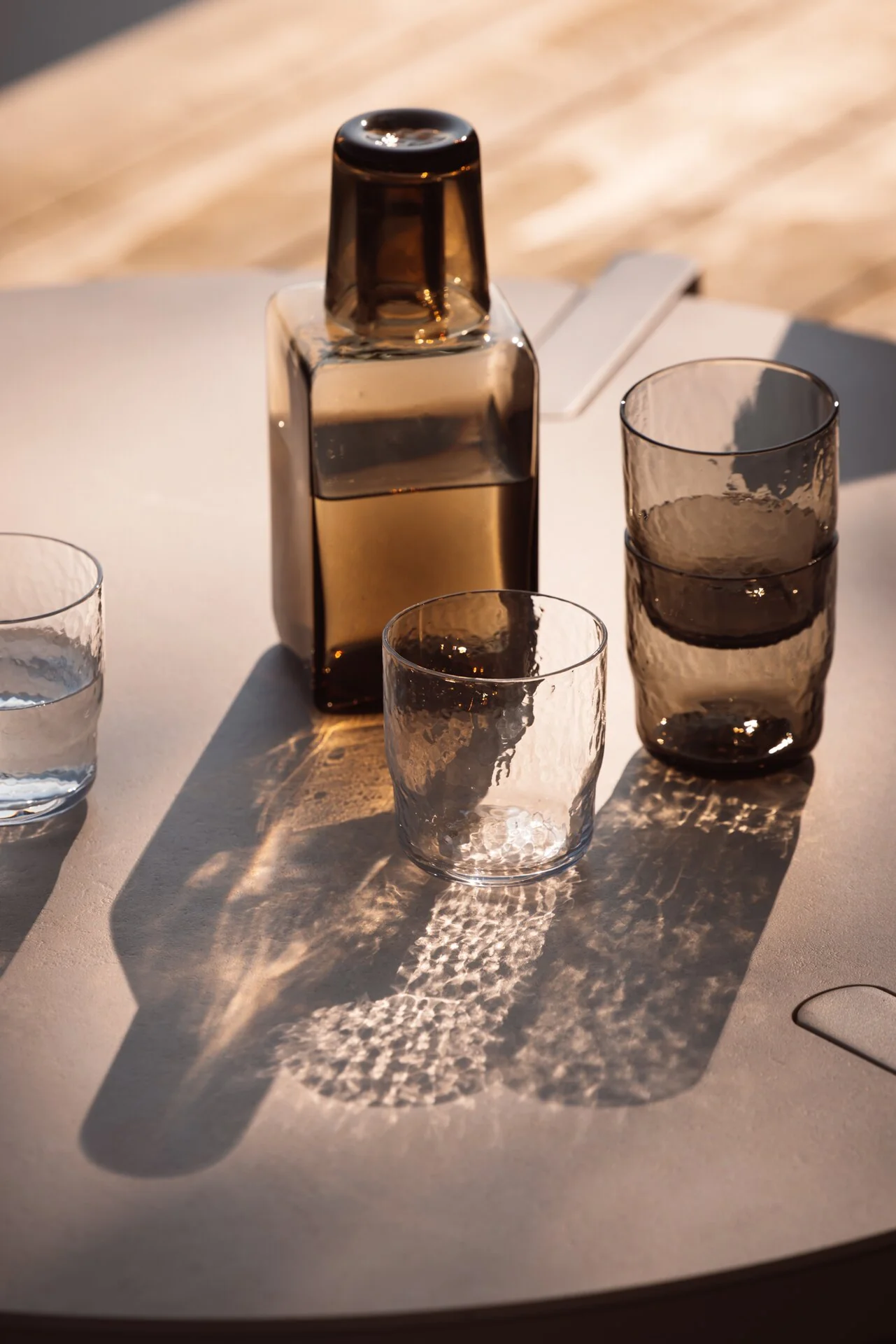 Hammered water glass - Image 5