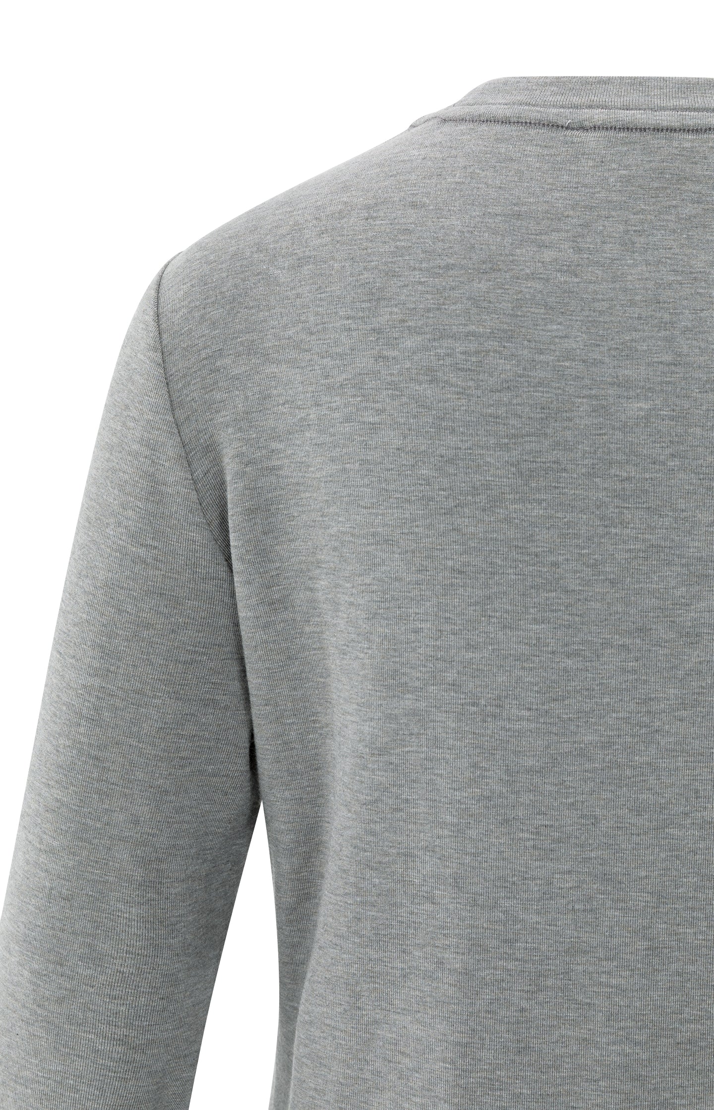 Heavyweight jersey top with long sleeves - Image 8