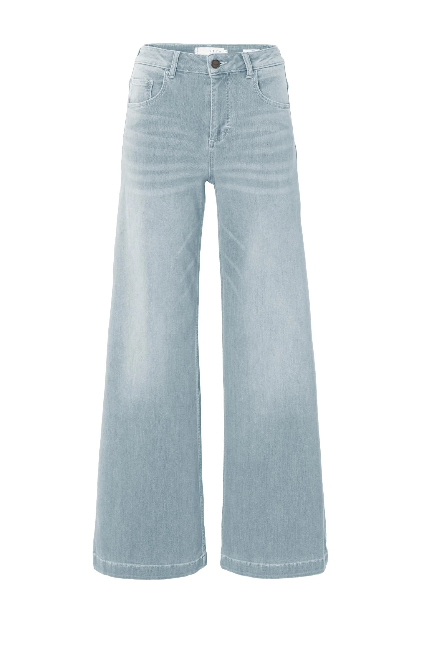 High-waist jeans with extra wide legs (L32)