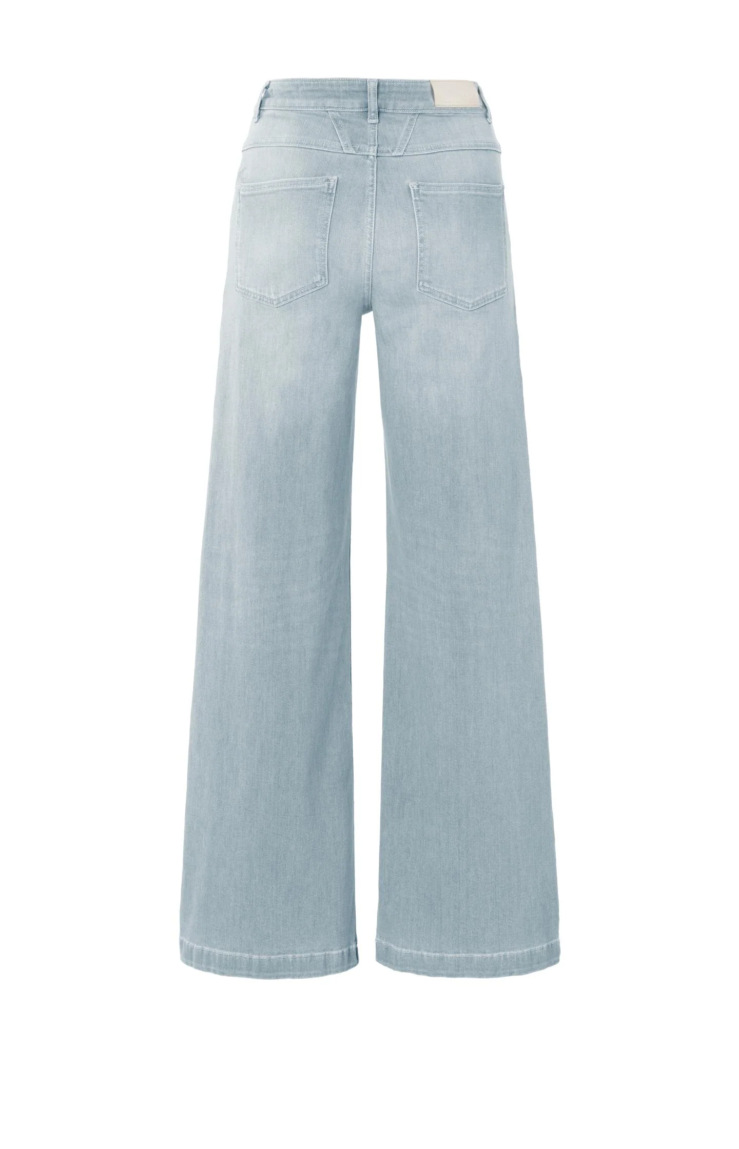 High-waist jeans with extra wide legs (L32) - Image 2