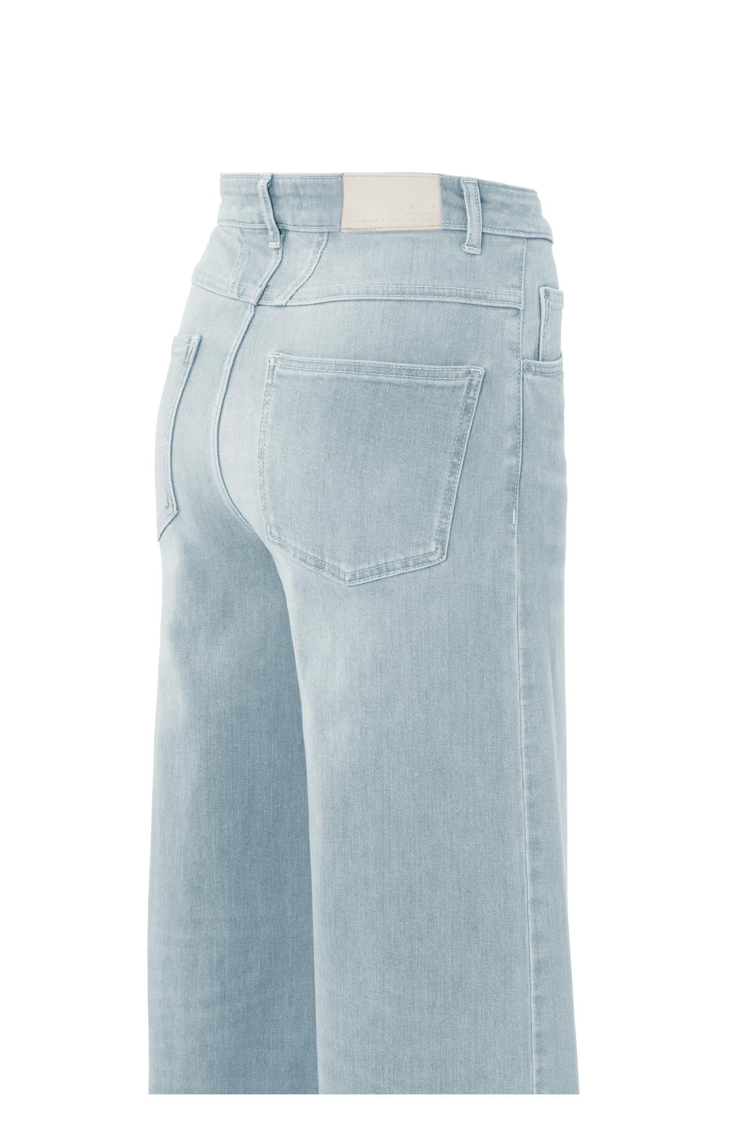 High-waist jeans with extra wide legs (L32) - Image 3