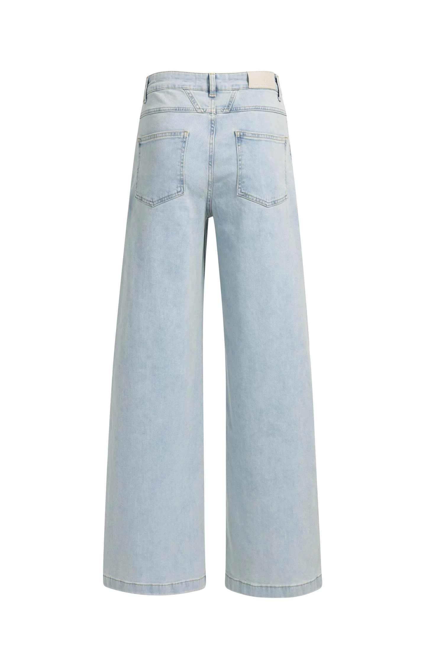 High-waist jeans with extra wide legs (L34) - Image 8