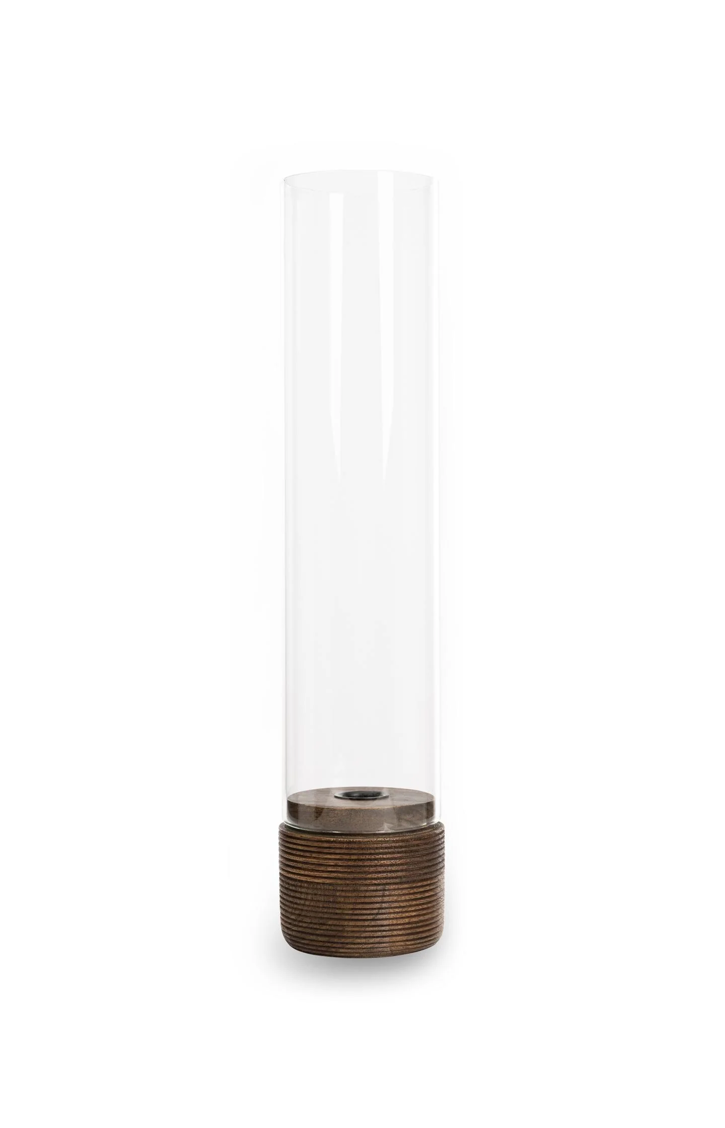 Hurricane with ribbed mango wood base