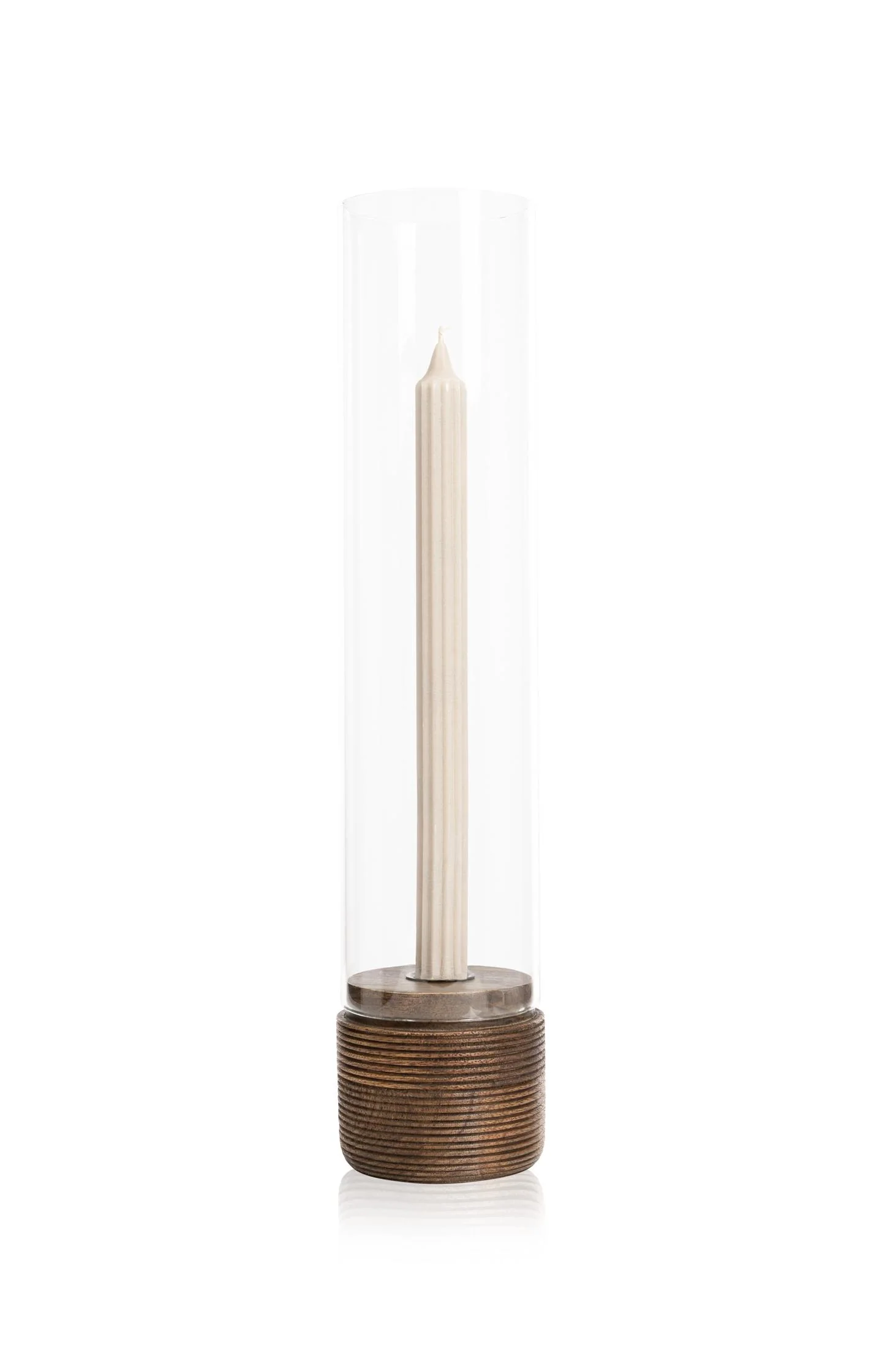 Hurricane with ribbed mango wood base - Image 2