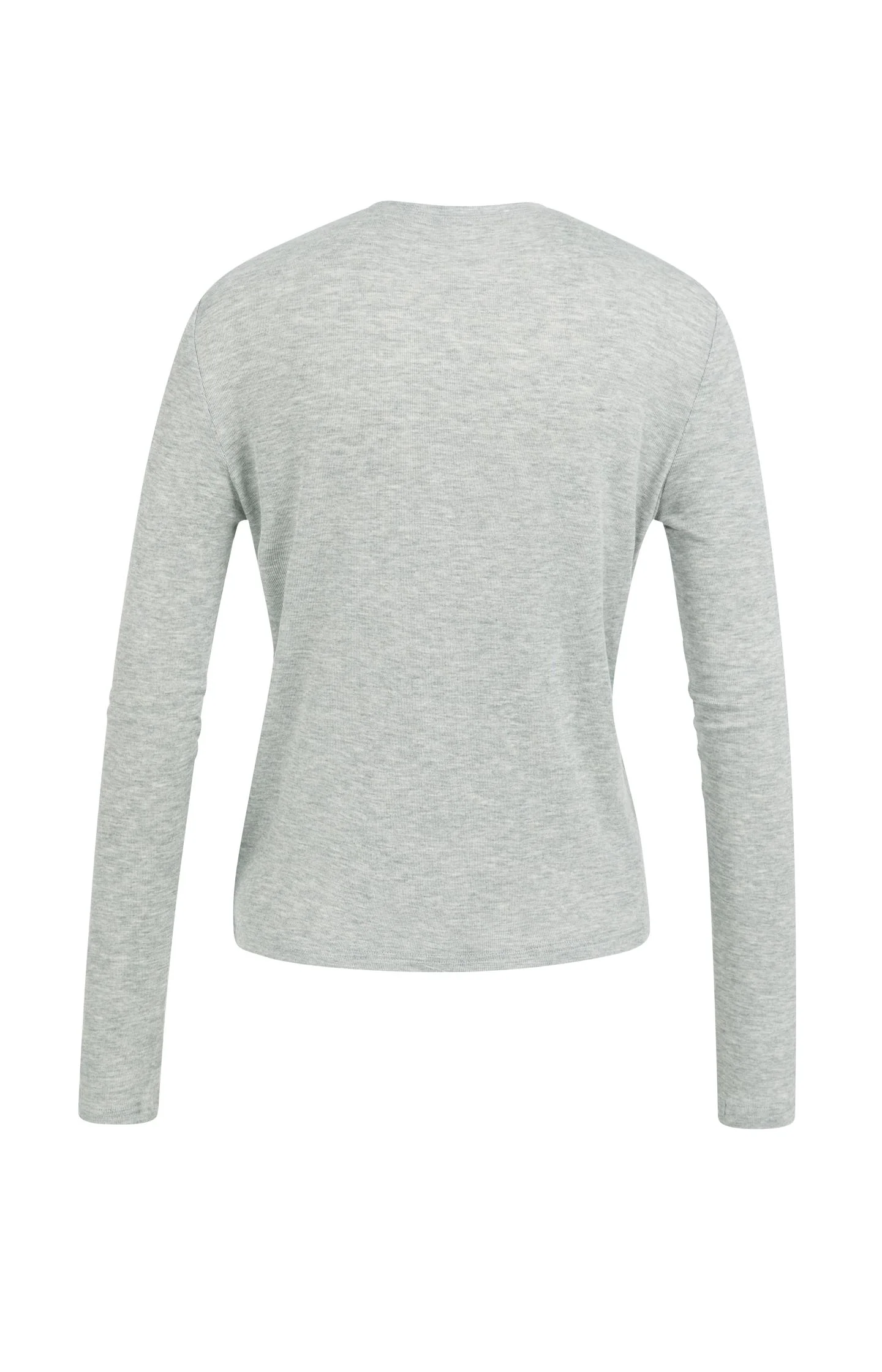 Jersey cardigan with long sleeves and fine buttons - Image 6