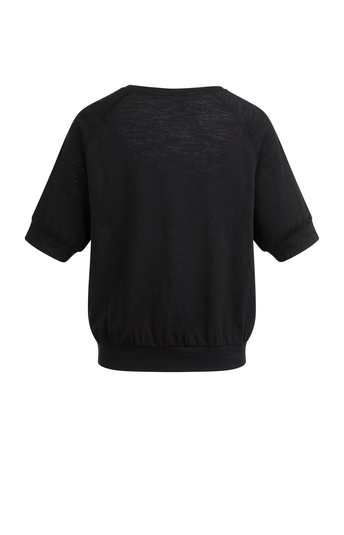 Jersey top with knitted texture - Image 7