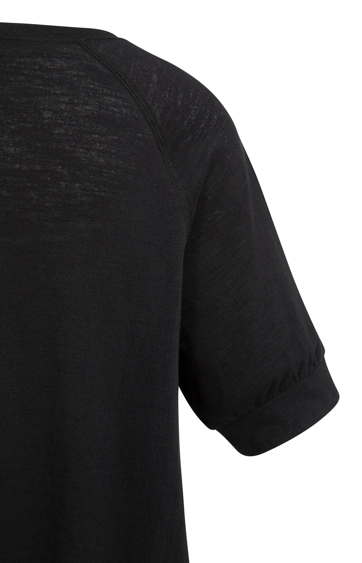 Jersey top with knitted texture - Image 8