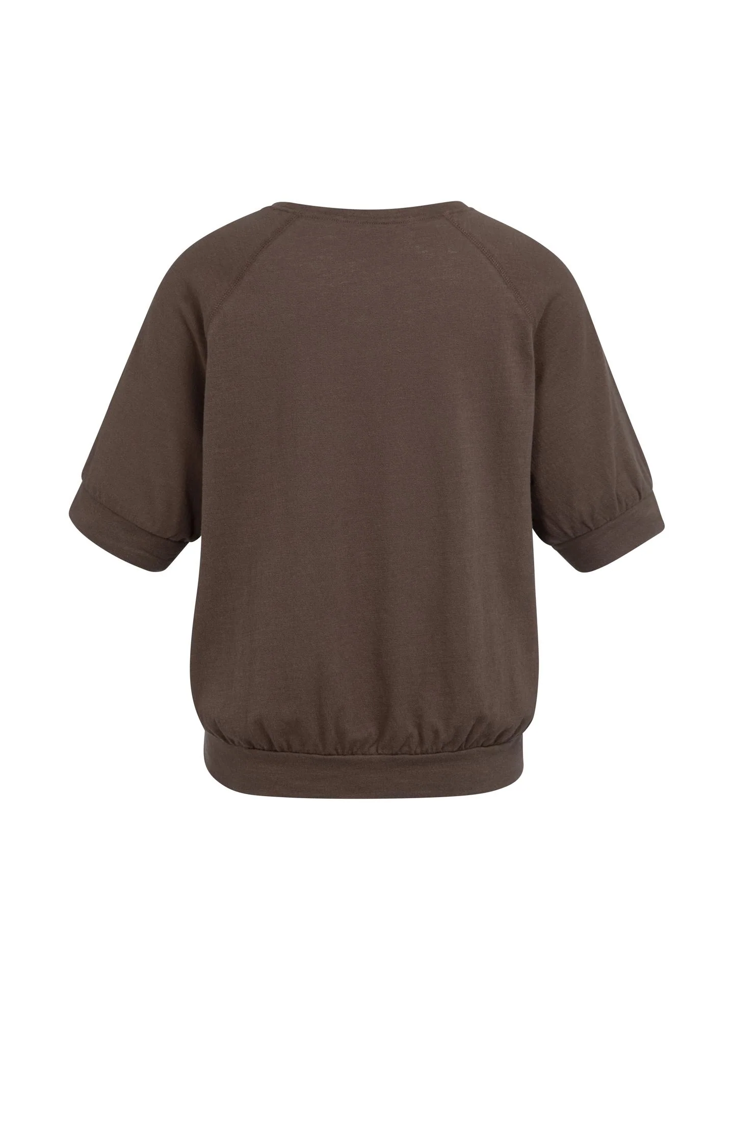 Jersey top with knitted texture - Image 7