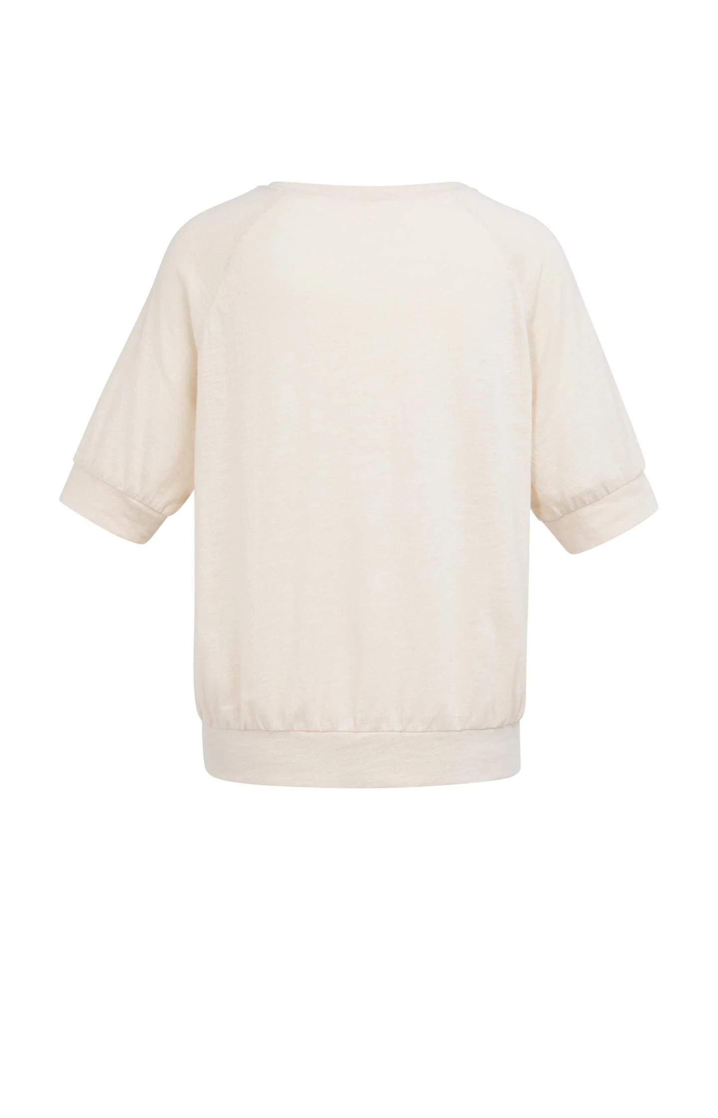 Jersey top with knitted texture - Image 6