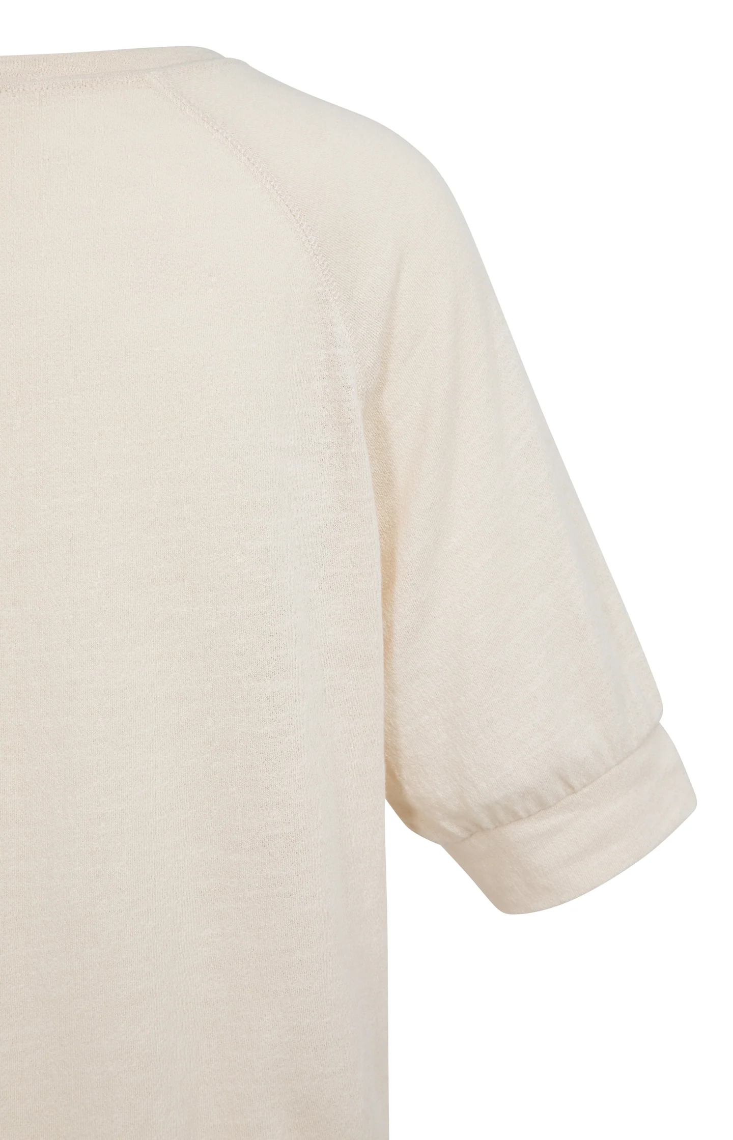 Jersey top with knitted texture - Image 7