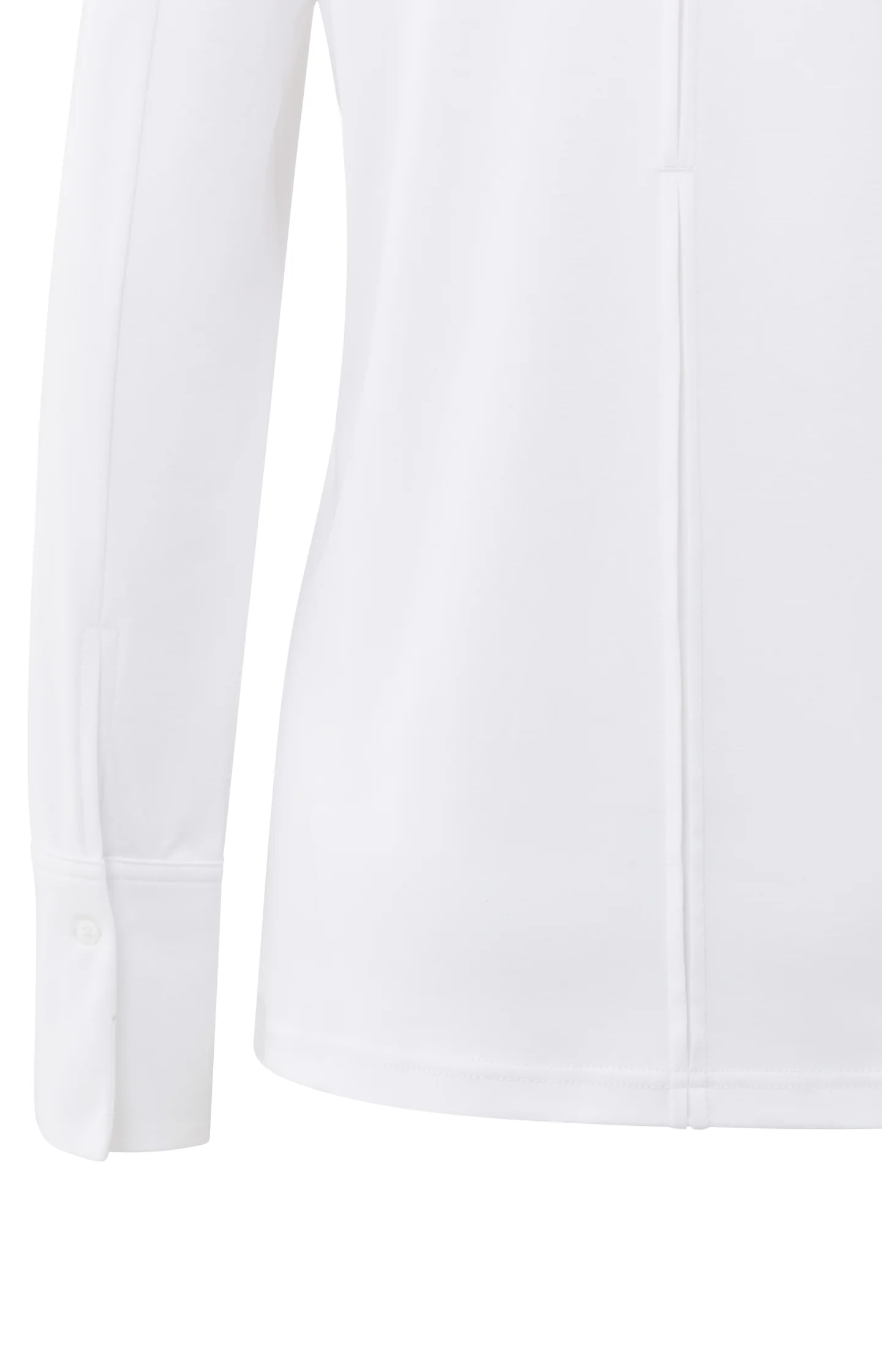 Jersey top with long sleeves and woven cuffs - Image 8