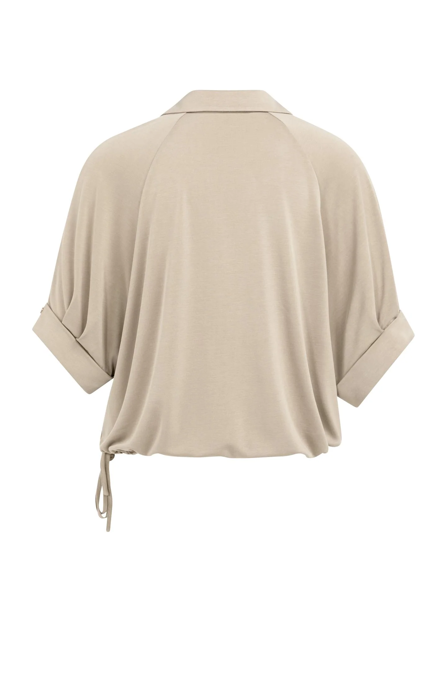 Jersey top with pleated sleeves - Image 6