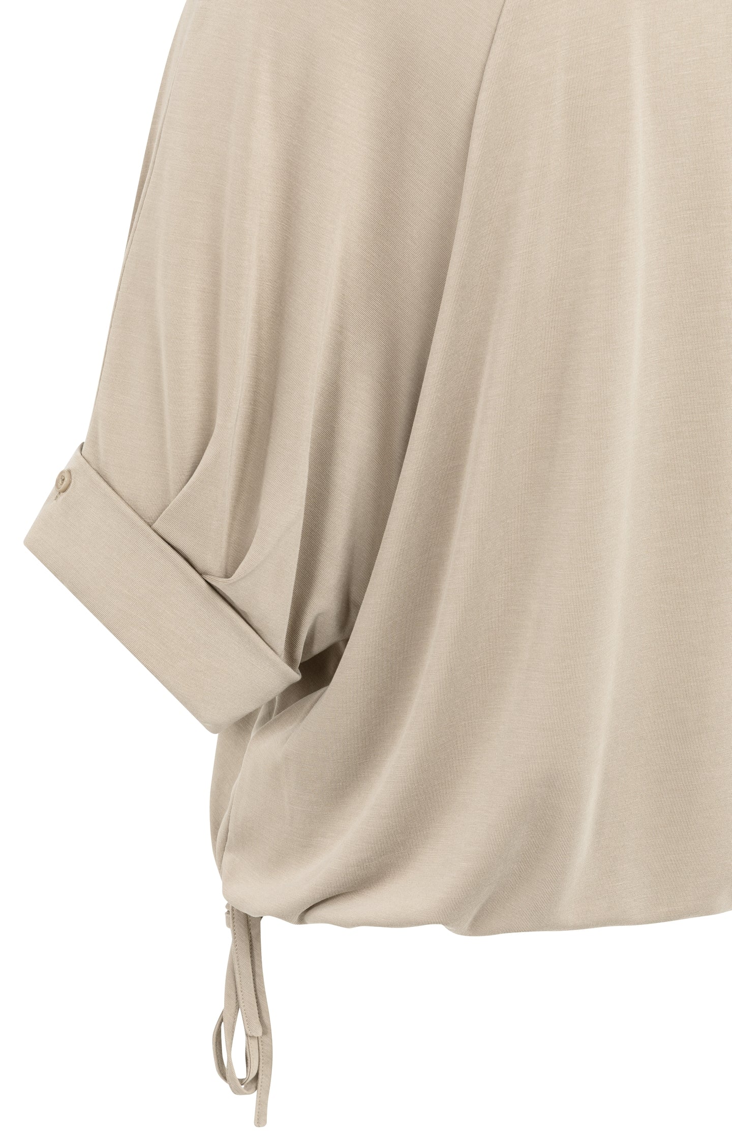 Jersey top with pleated sleeves - Image 7