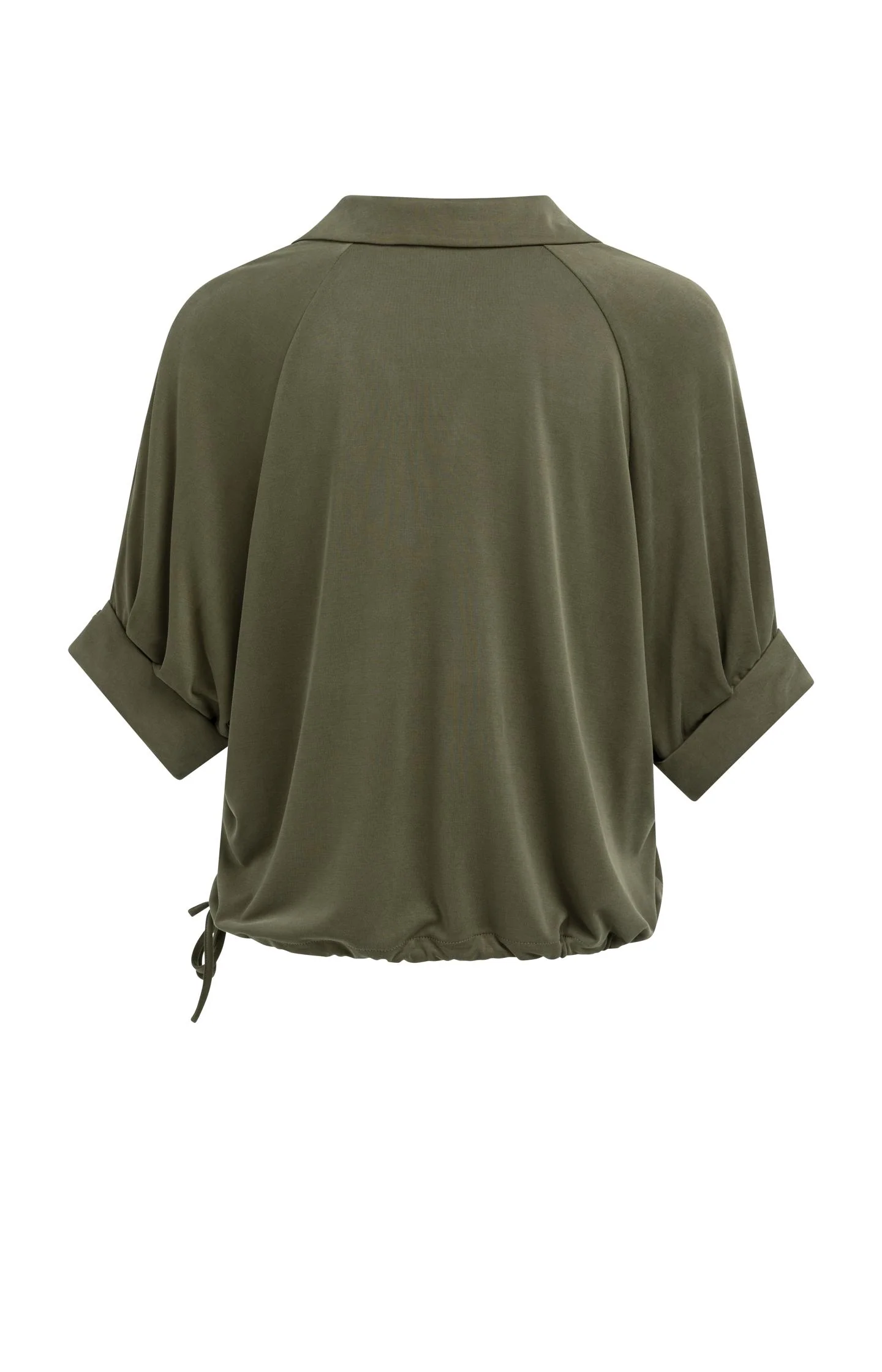 Jersey top with pleated sleeves - Image 7
