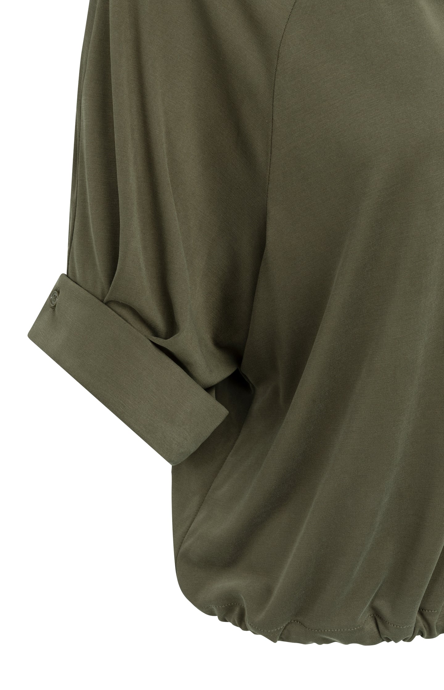 Jersey top with pleated sleeves - Image 8