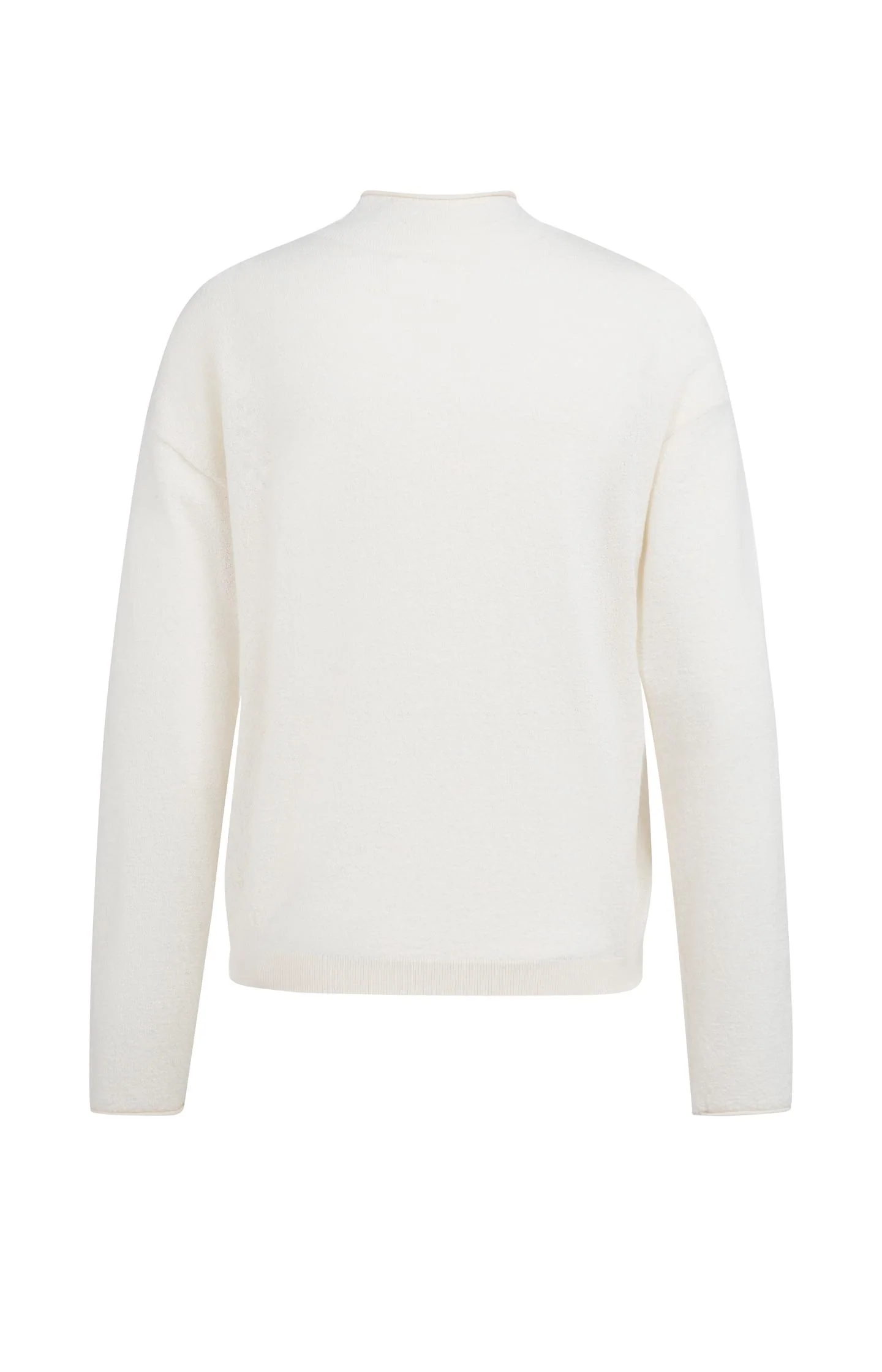 Knitted cardigan with high neck and zipper - Image 5