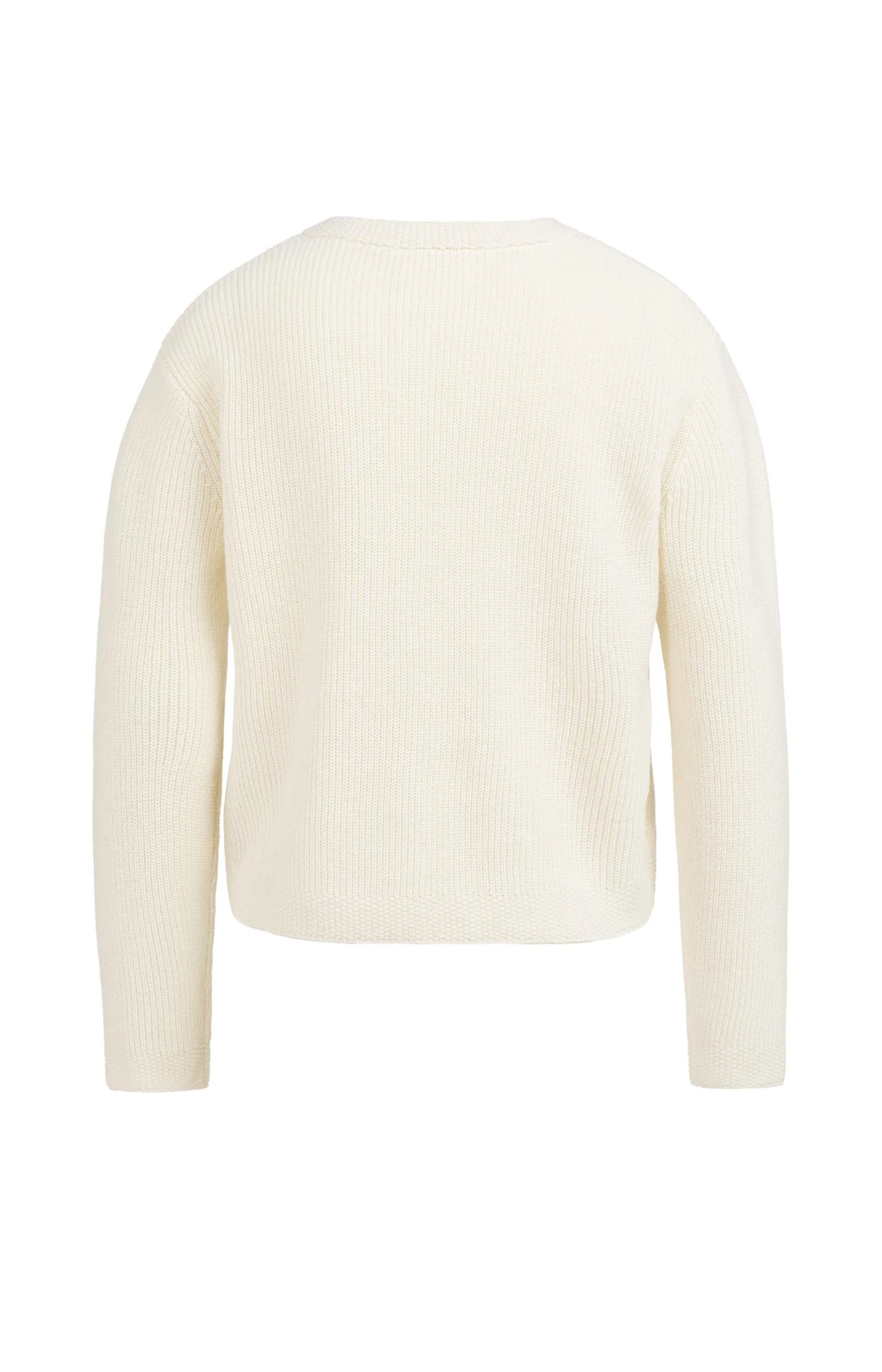 Knitted cardigan with round neck and decorative buttons - Image 6