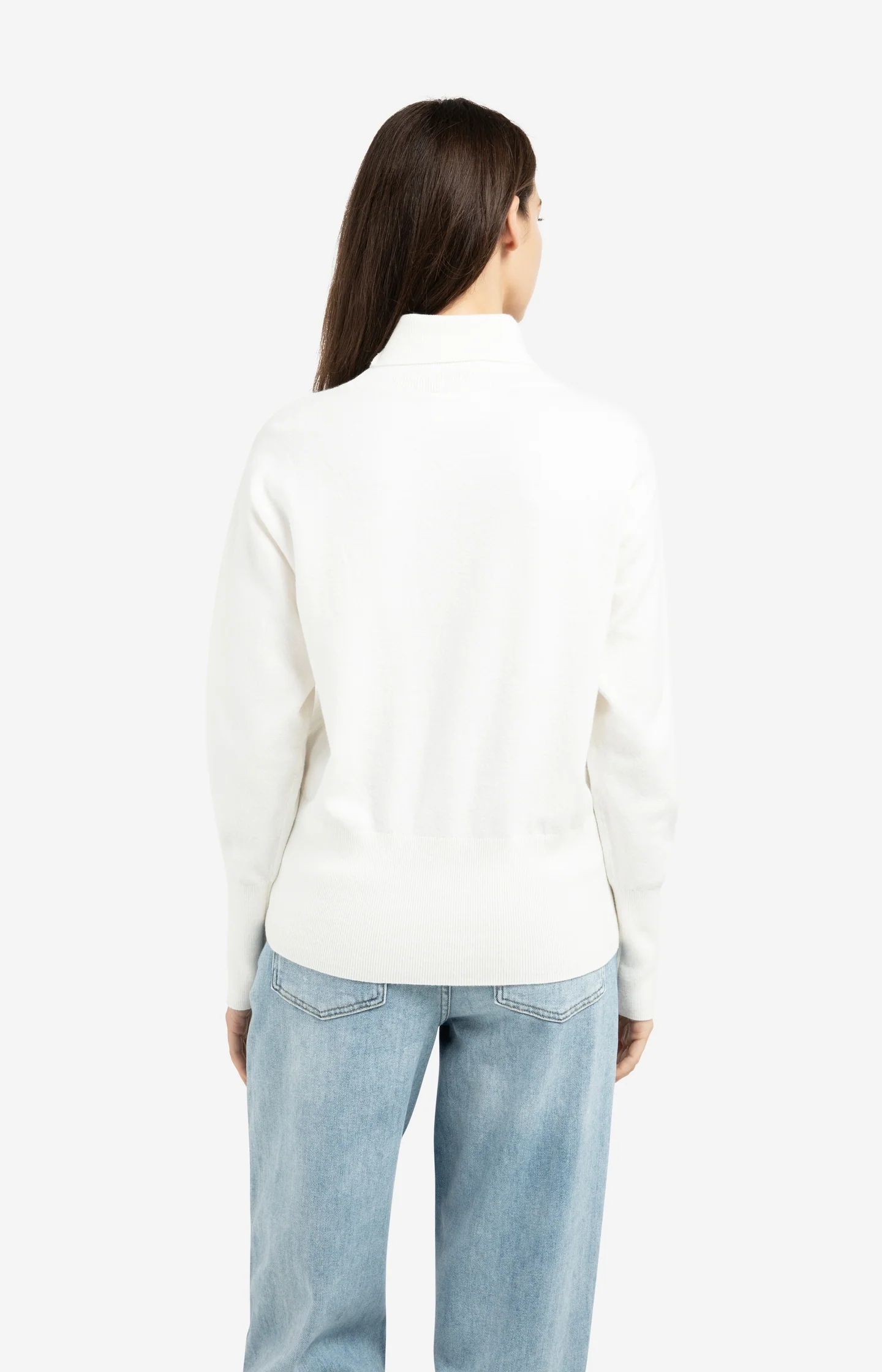 Knitted high neck sweater with button details - Image 4
