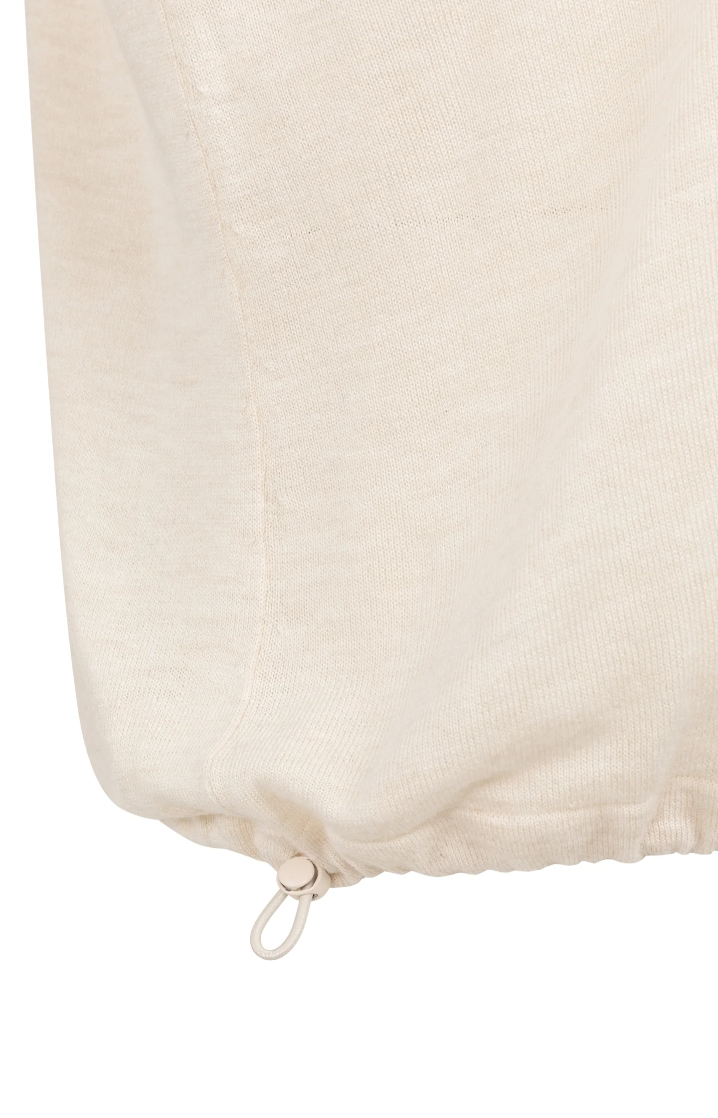 Knitted polo with drawstring hem - Image 10