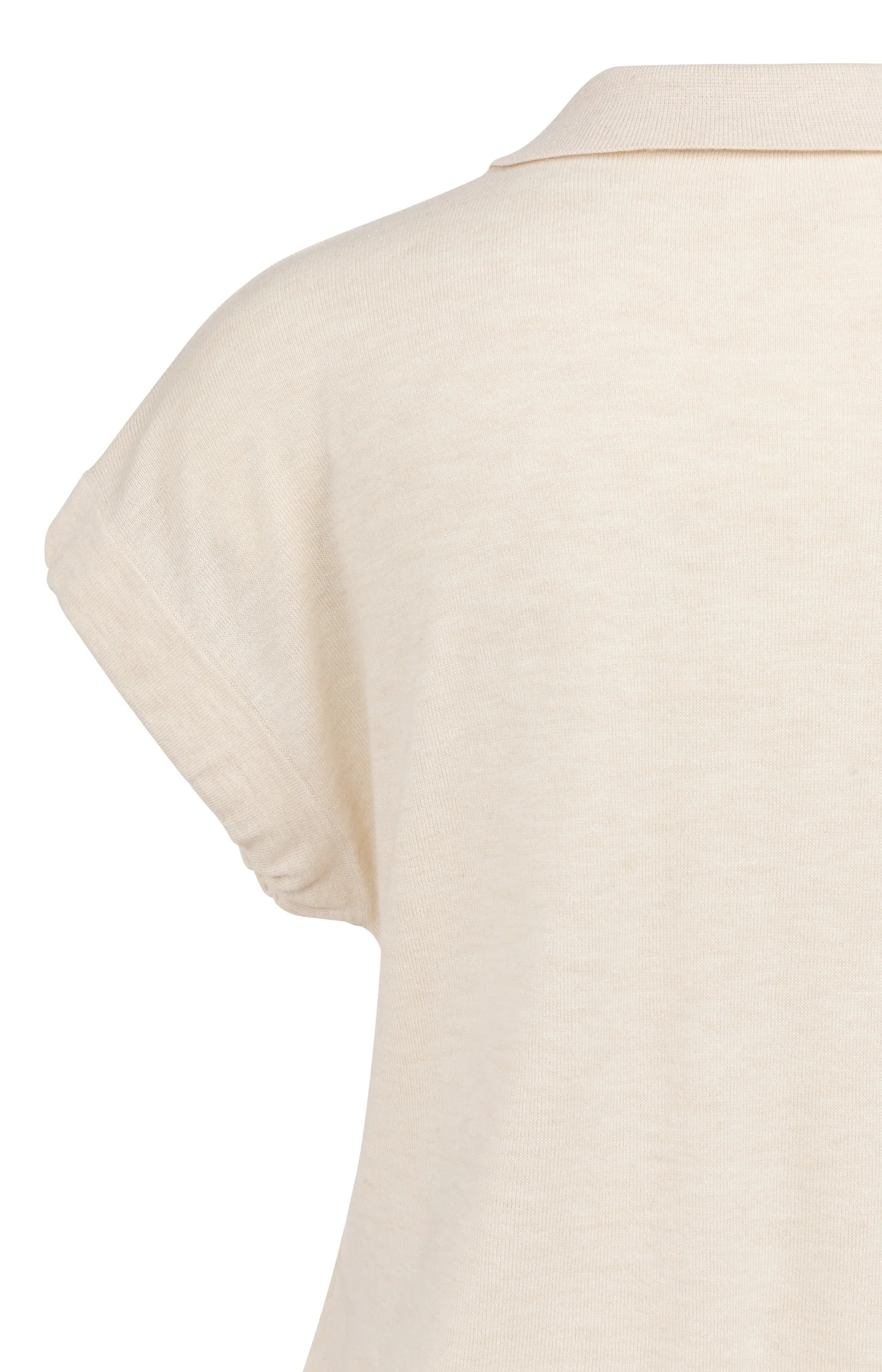 Knitted polo with drawstring hem - Image 11