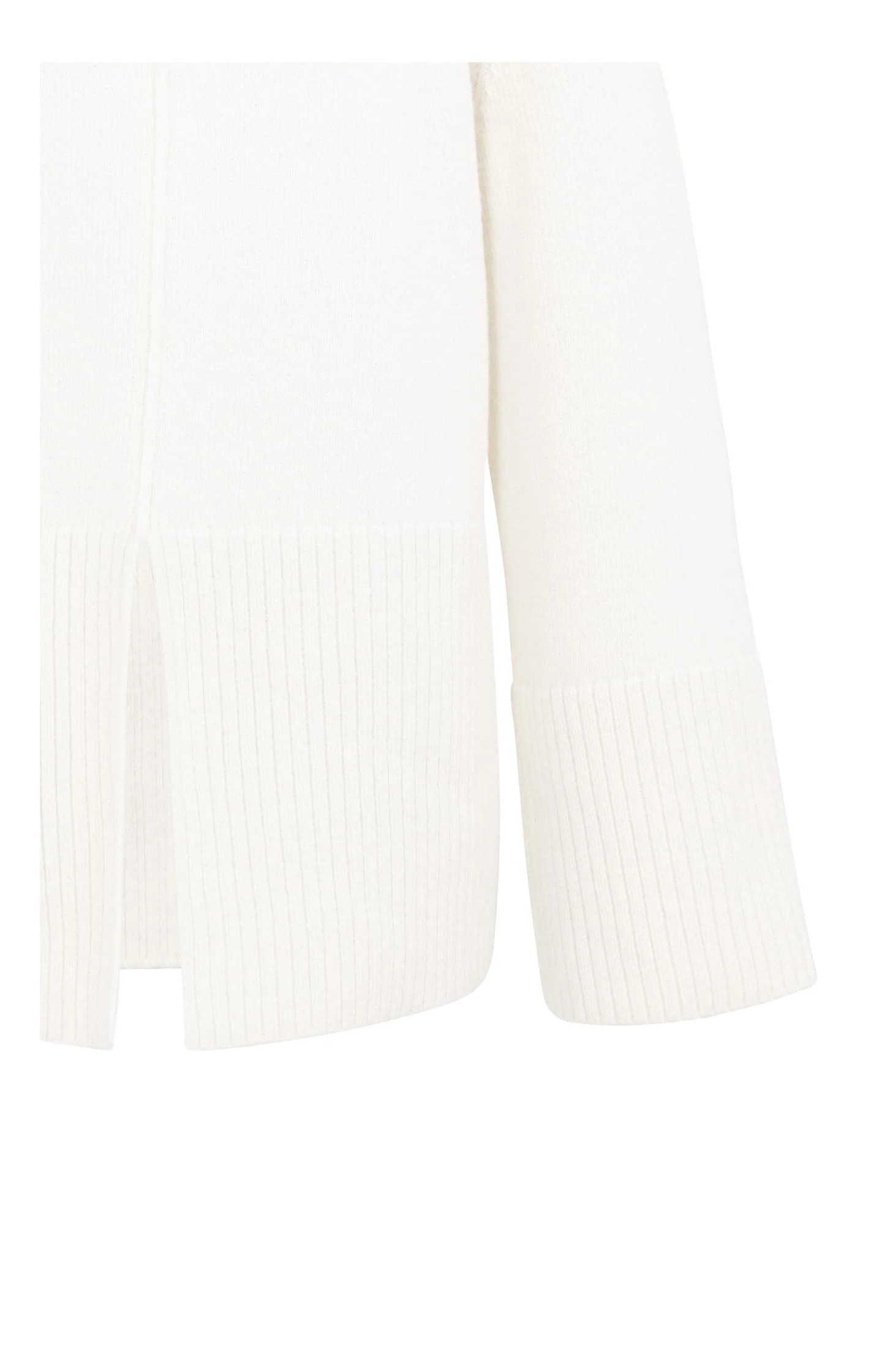 Knitted sweater with high neck and wide rib trims - Image 8