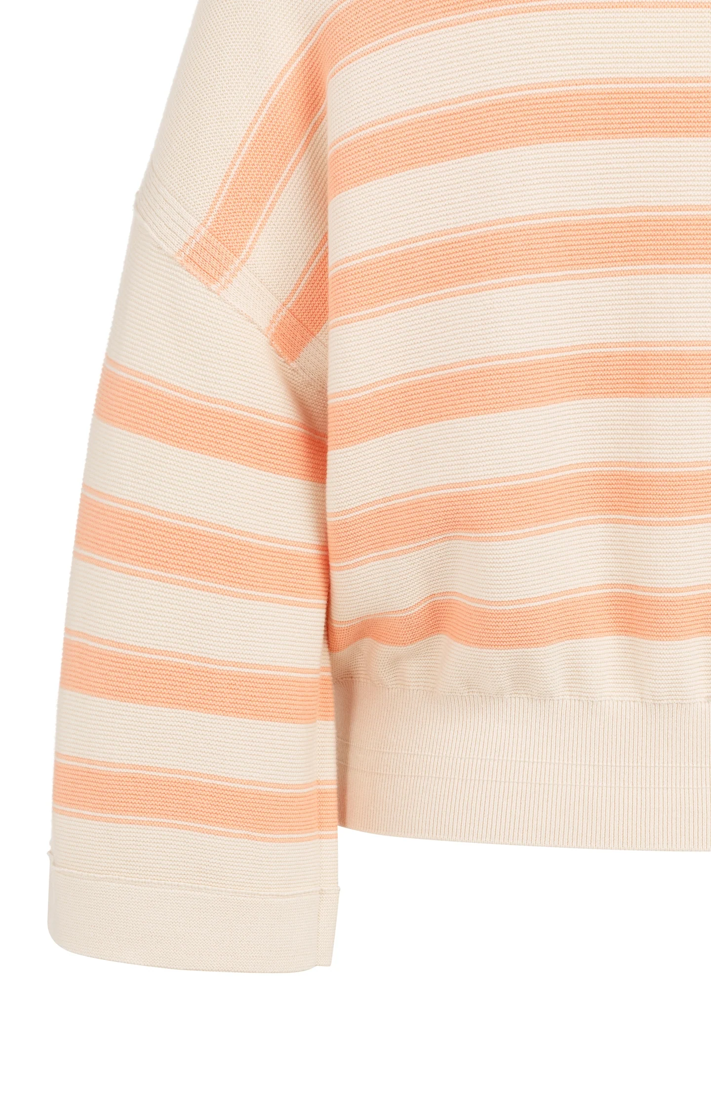 Knitted sweater with stripes and wide sleeves - Image 6