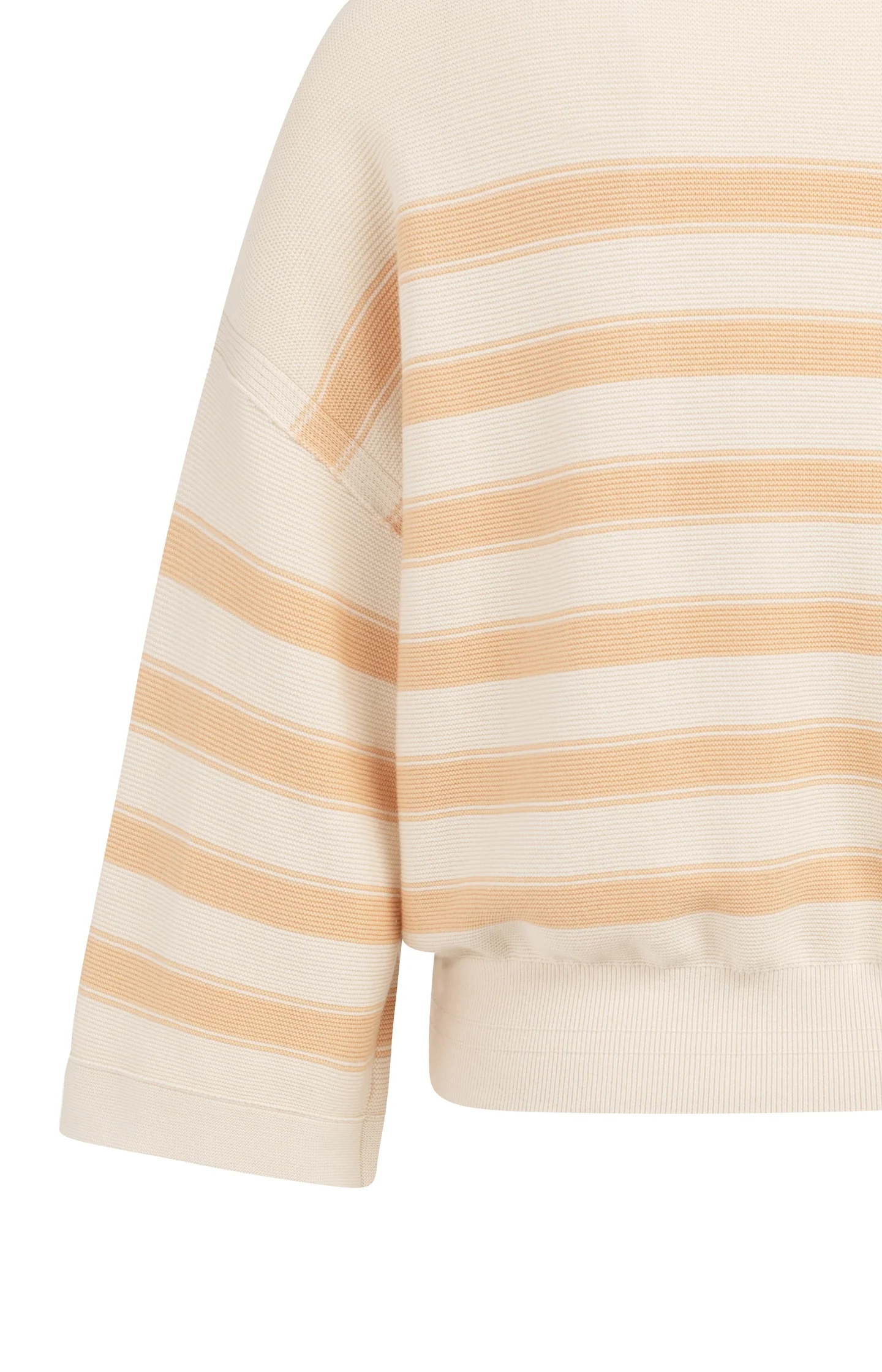 Knitted sweater with stripes and wide sleeves - Image 9