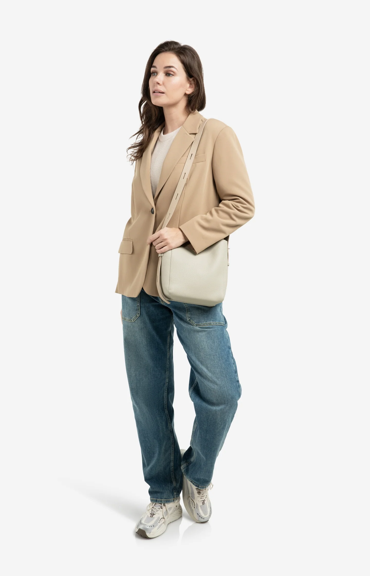 Knitted sweater with tie details at the hem - Image 5