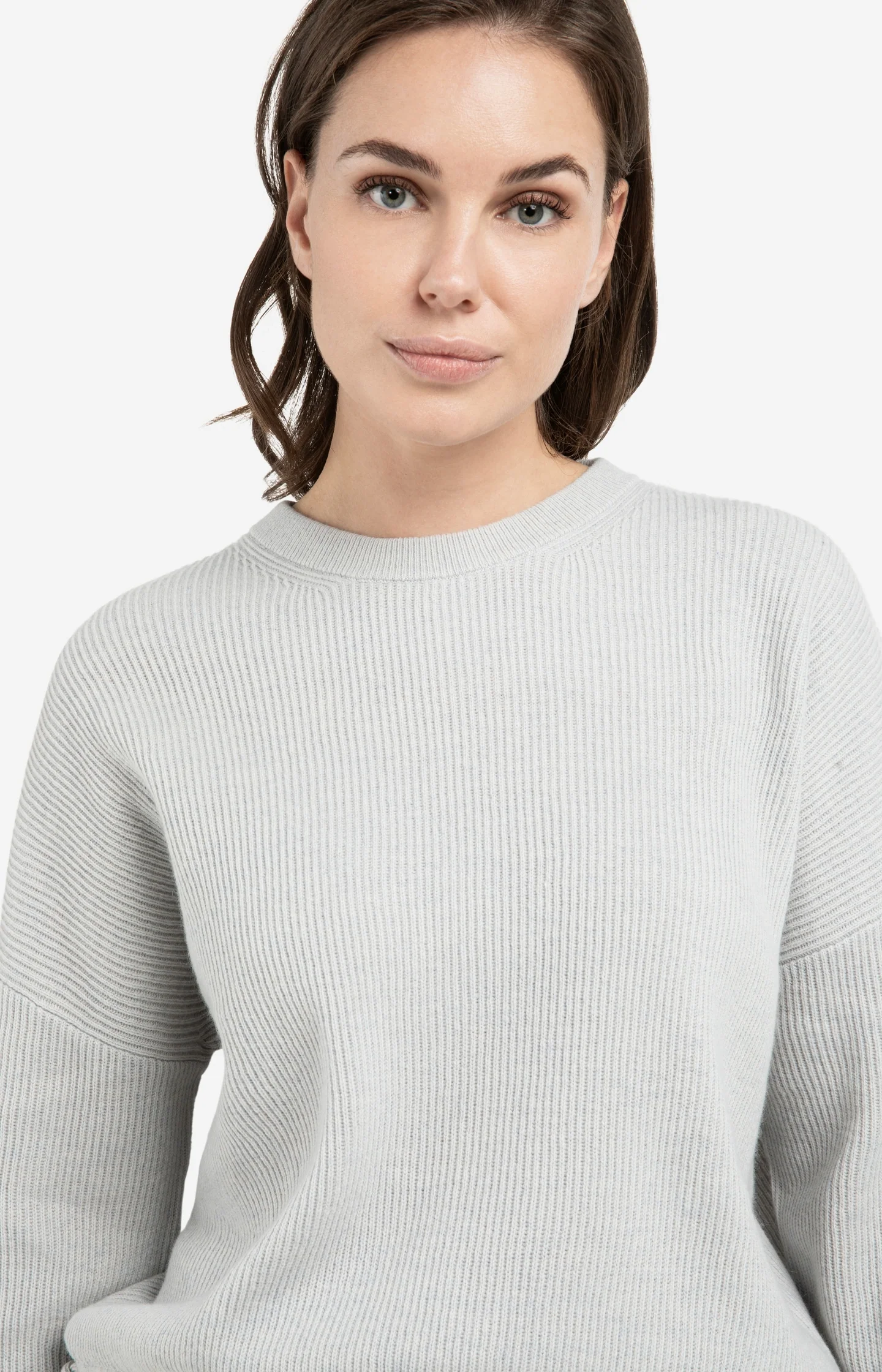 Knitted sweater with tie details at the hem - Image 5