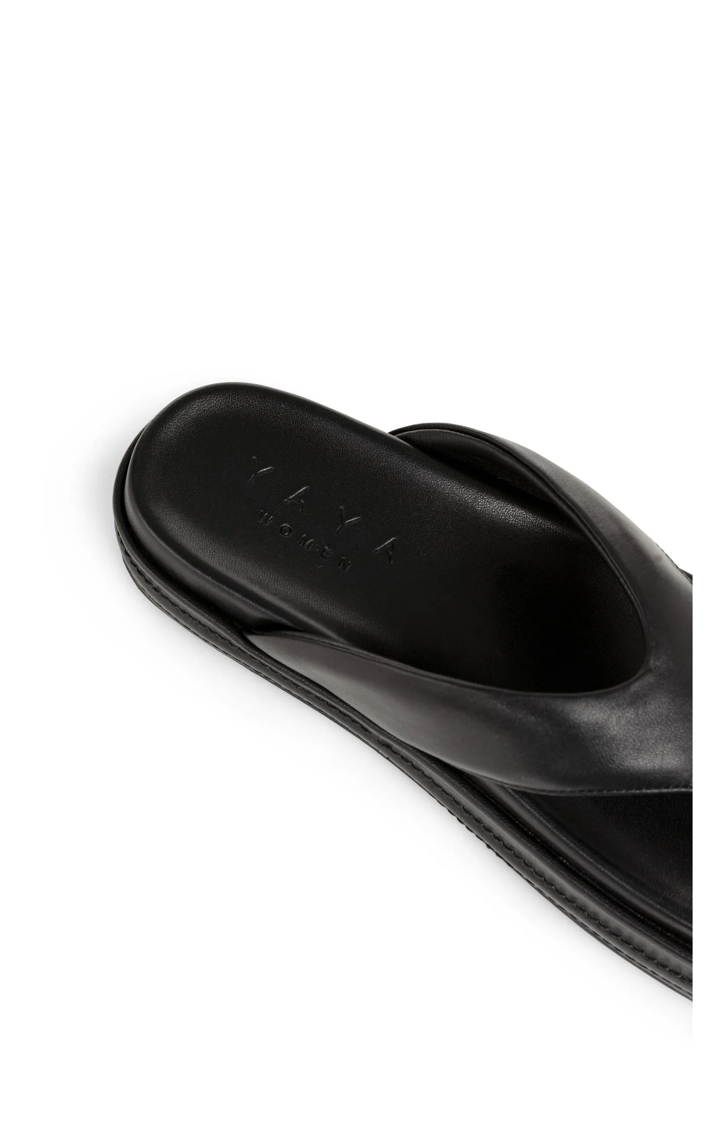 Leather sandals with platform sole - Image 8