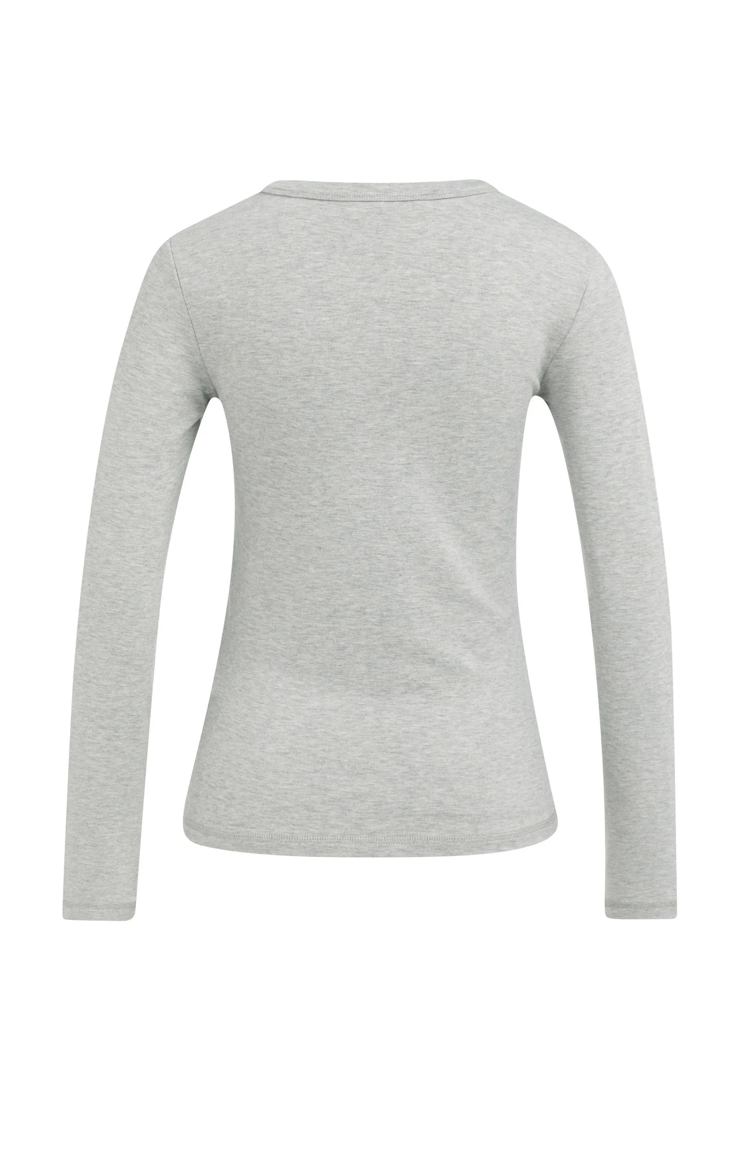 Long sleeve T-shirt with round neckline - Image 6