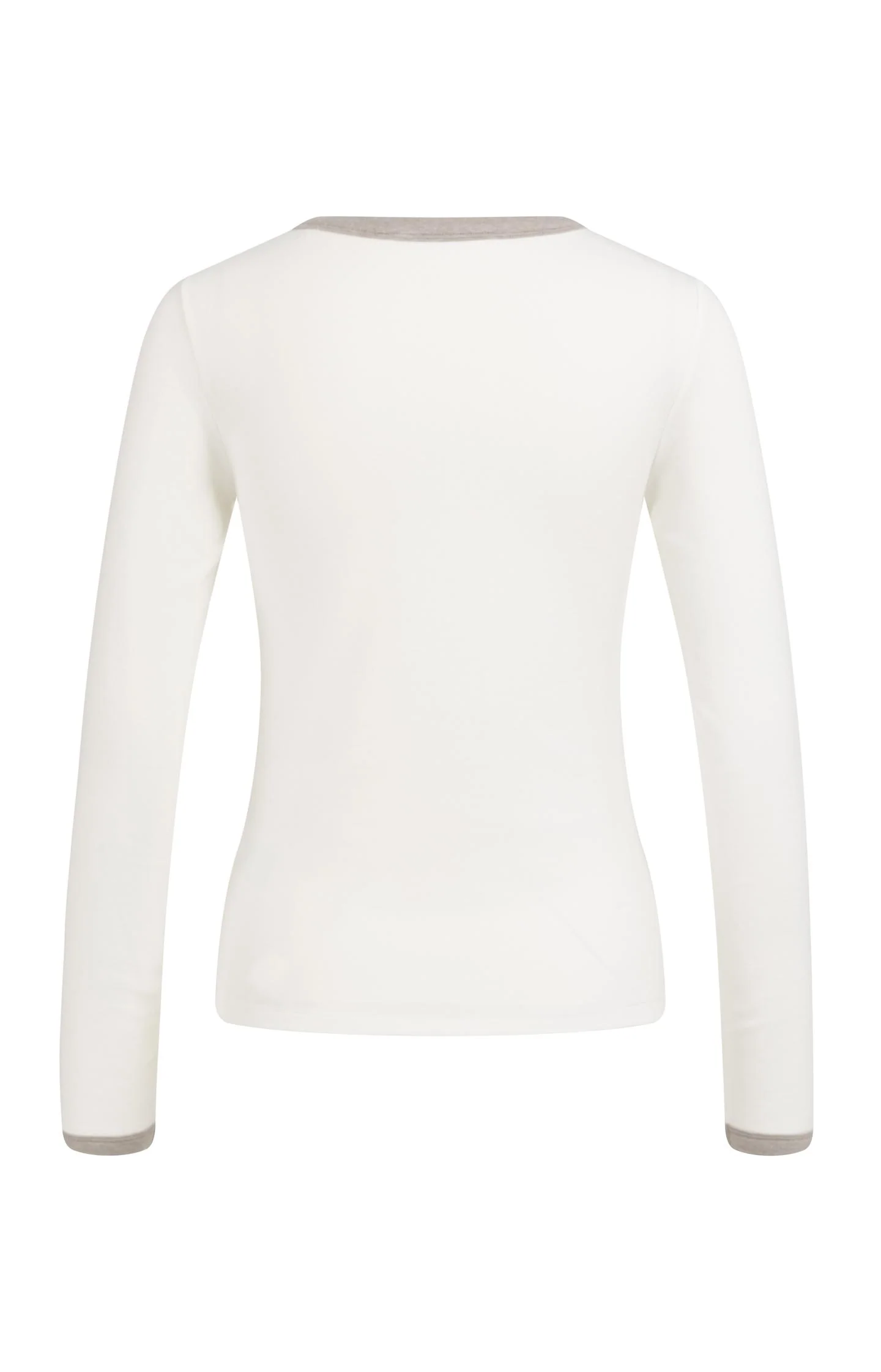 Long sleeve top with contrast trims - Image 5