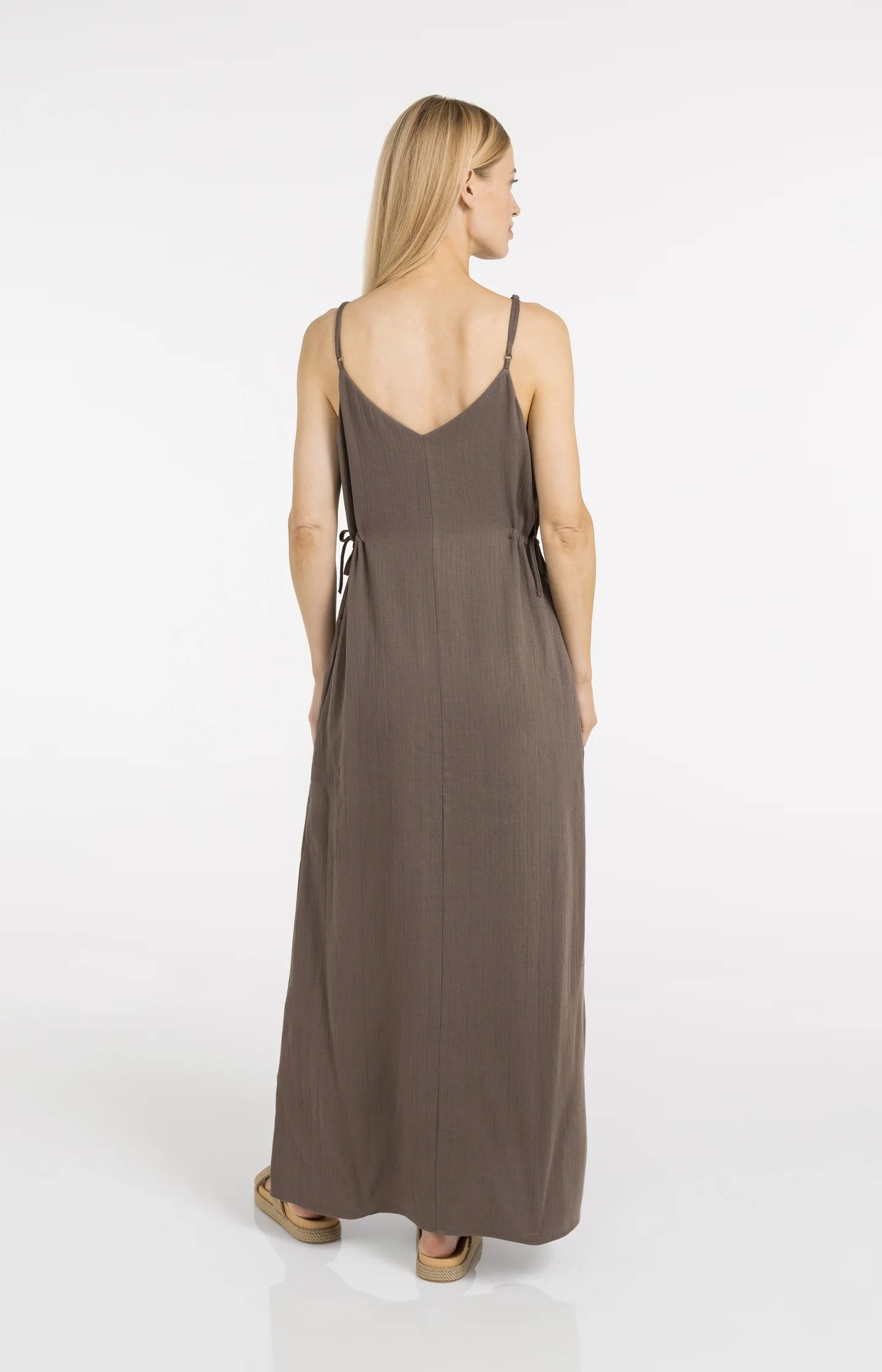 Long strappy dress with drawstrings - Image 4