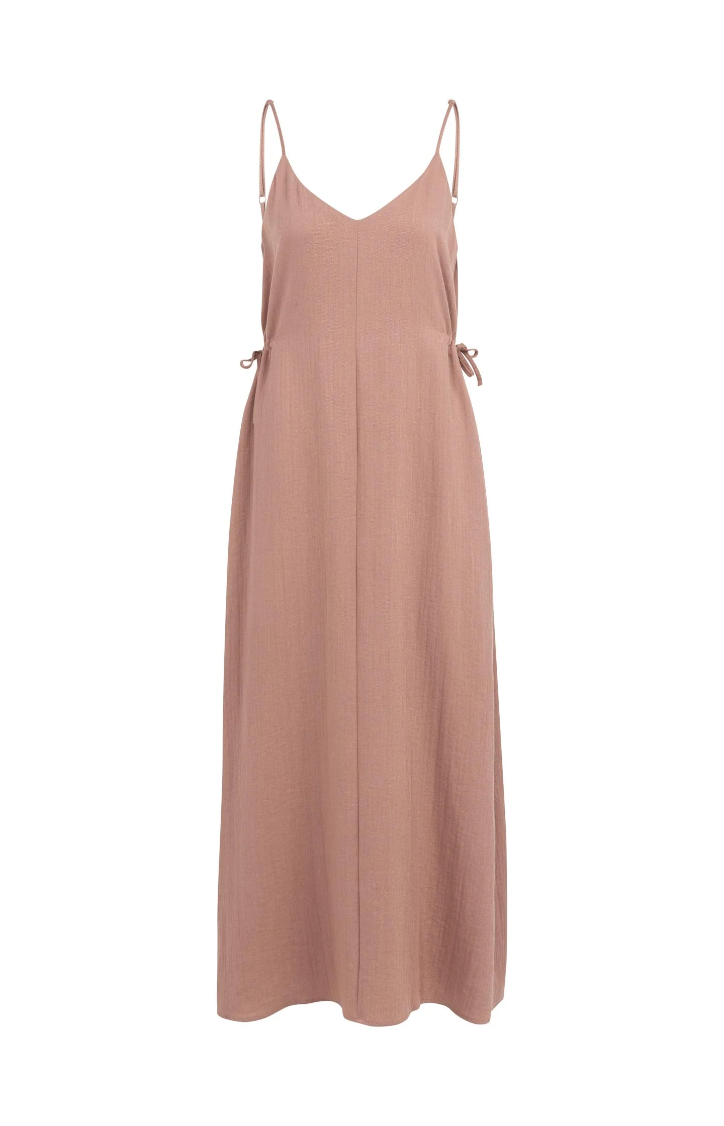 Long strappy dress with drawstrings - Image 2