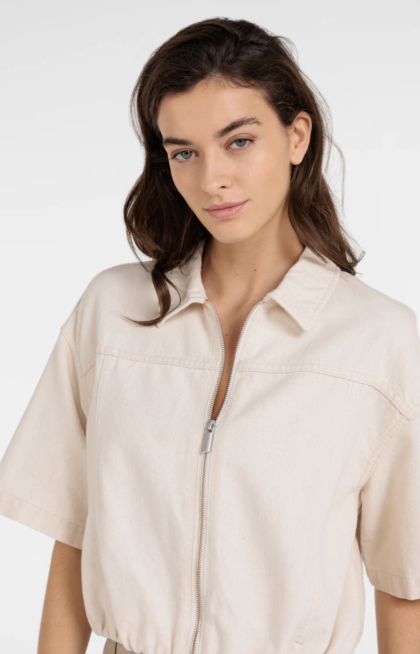 Loose-fit jacket with a denim look - Image 5