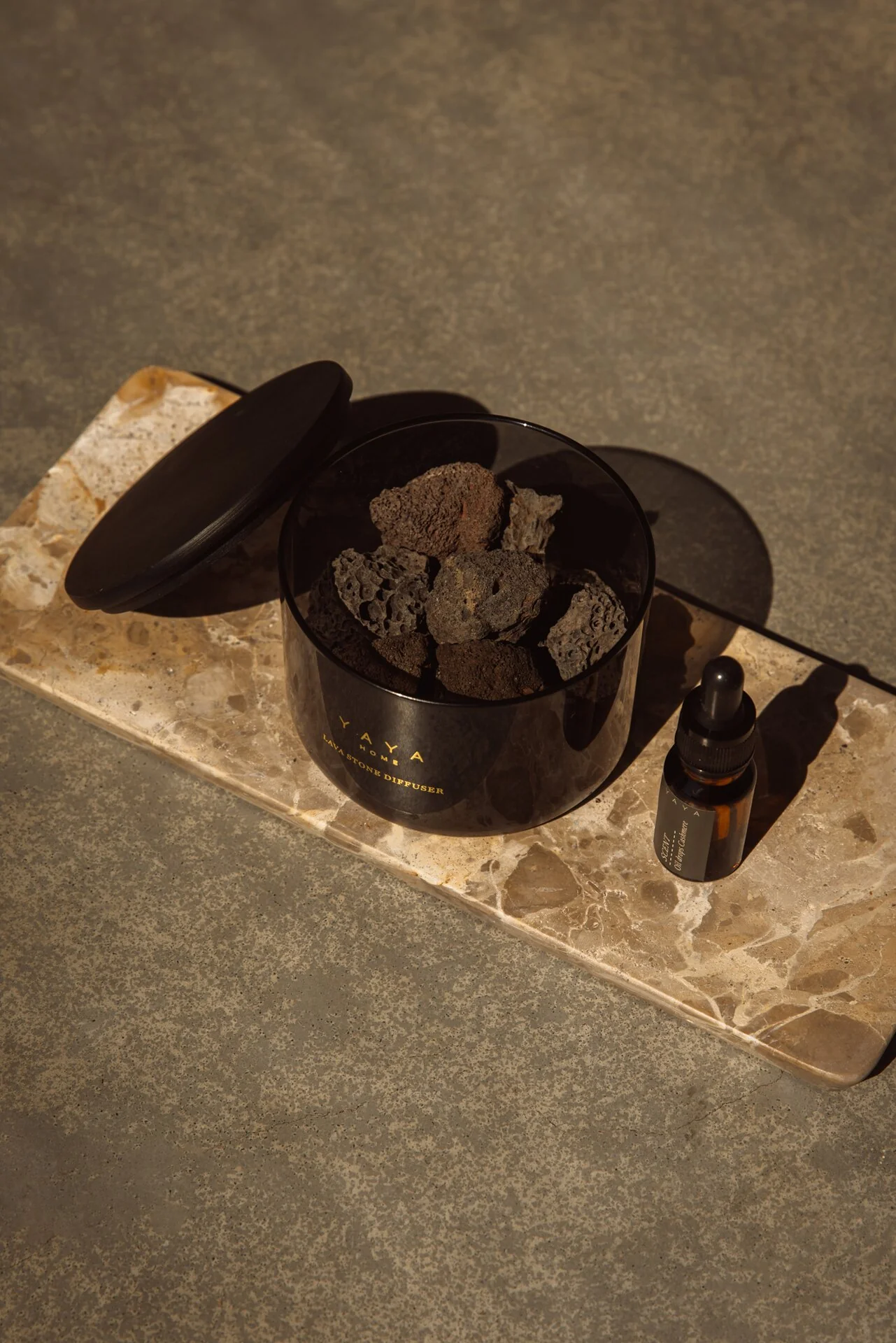 Lava stone diffuser