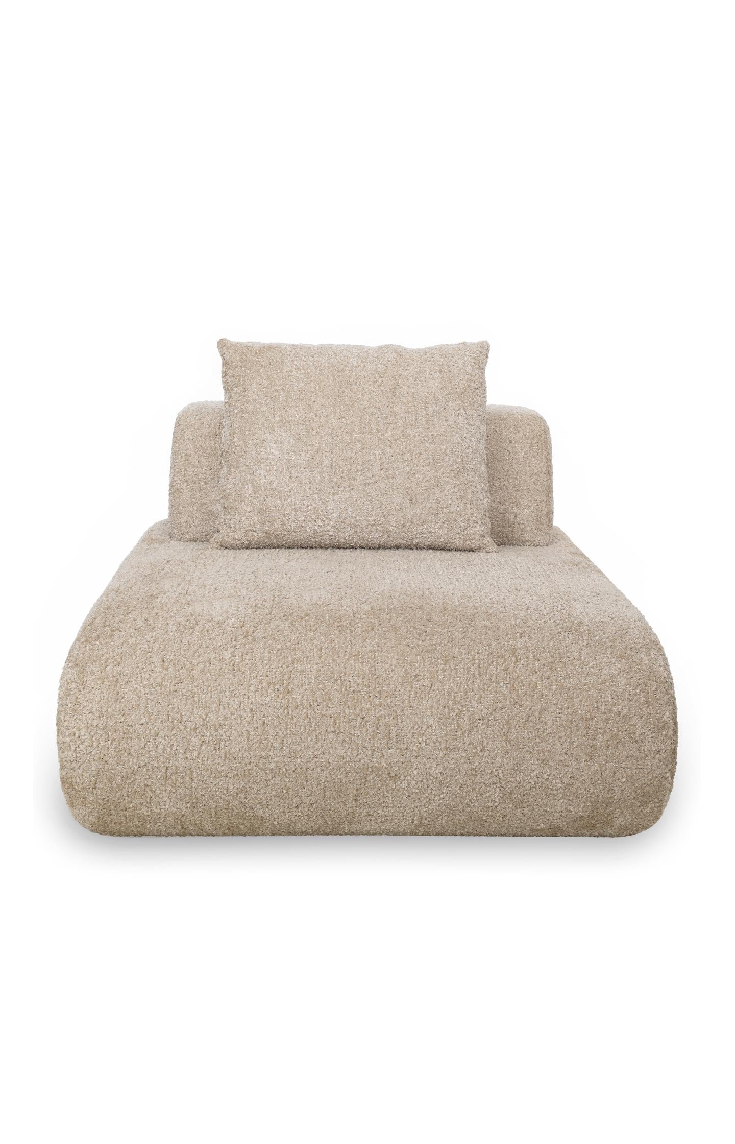 Modular corner sofa in soft bouclé fabric - Image 7
