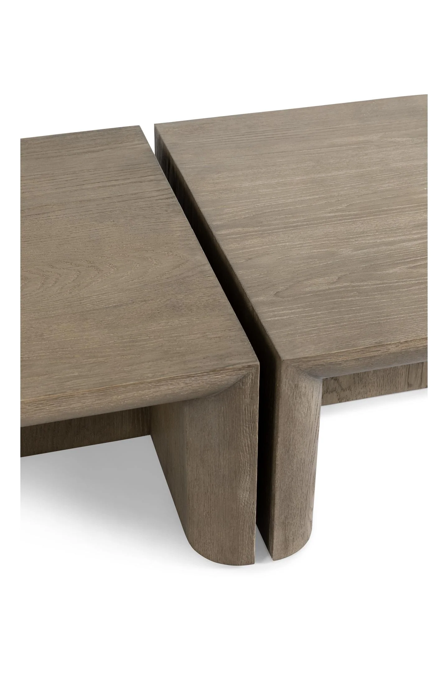 Oak veneer coffee table - Image 11