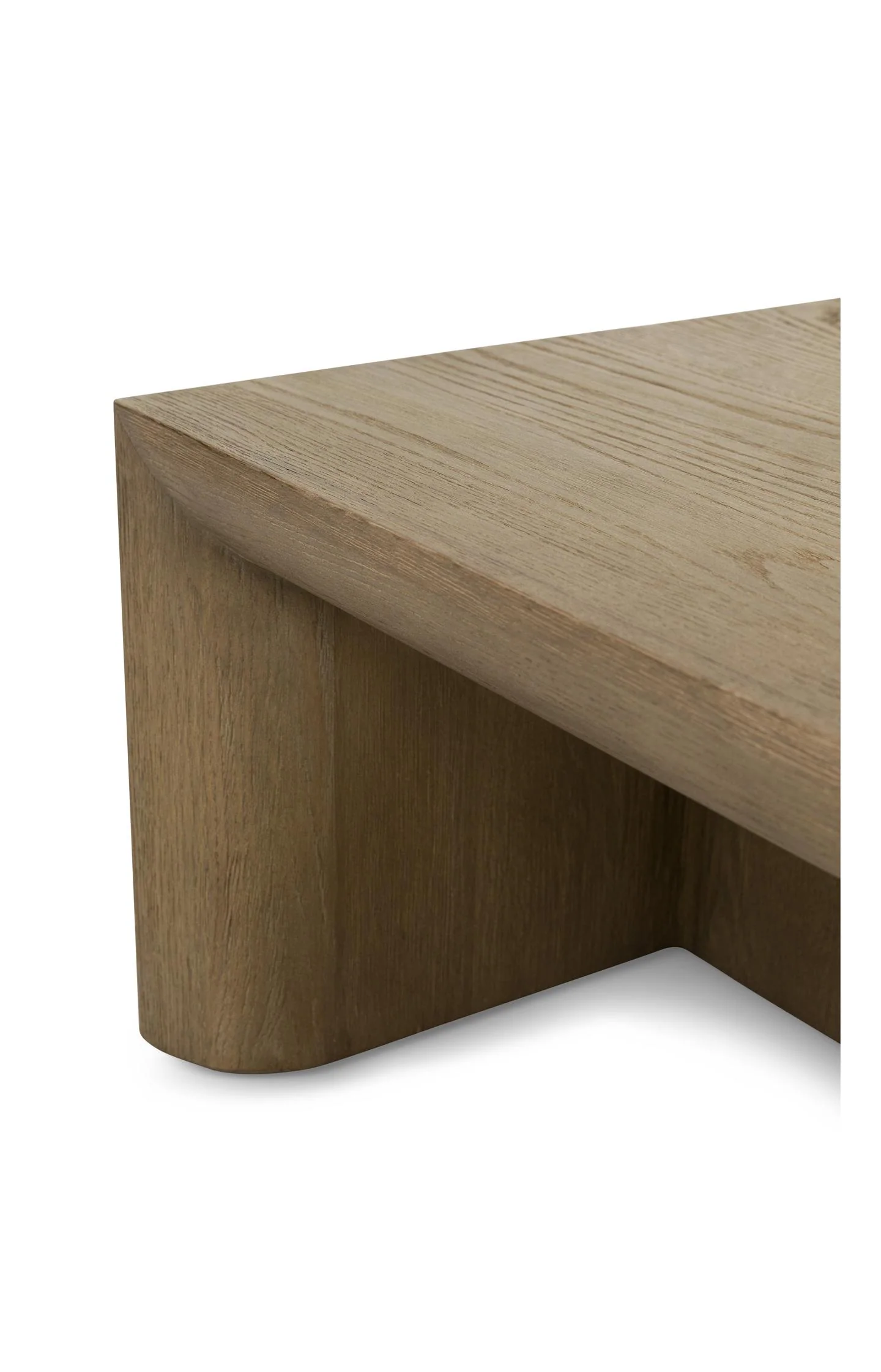 Oak veneer coffee table - Image 4