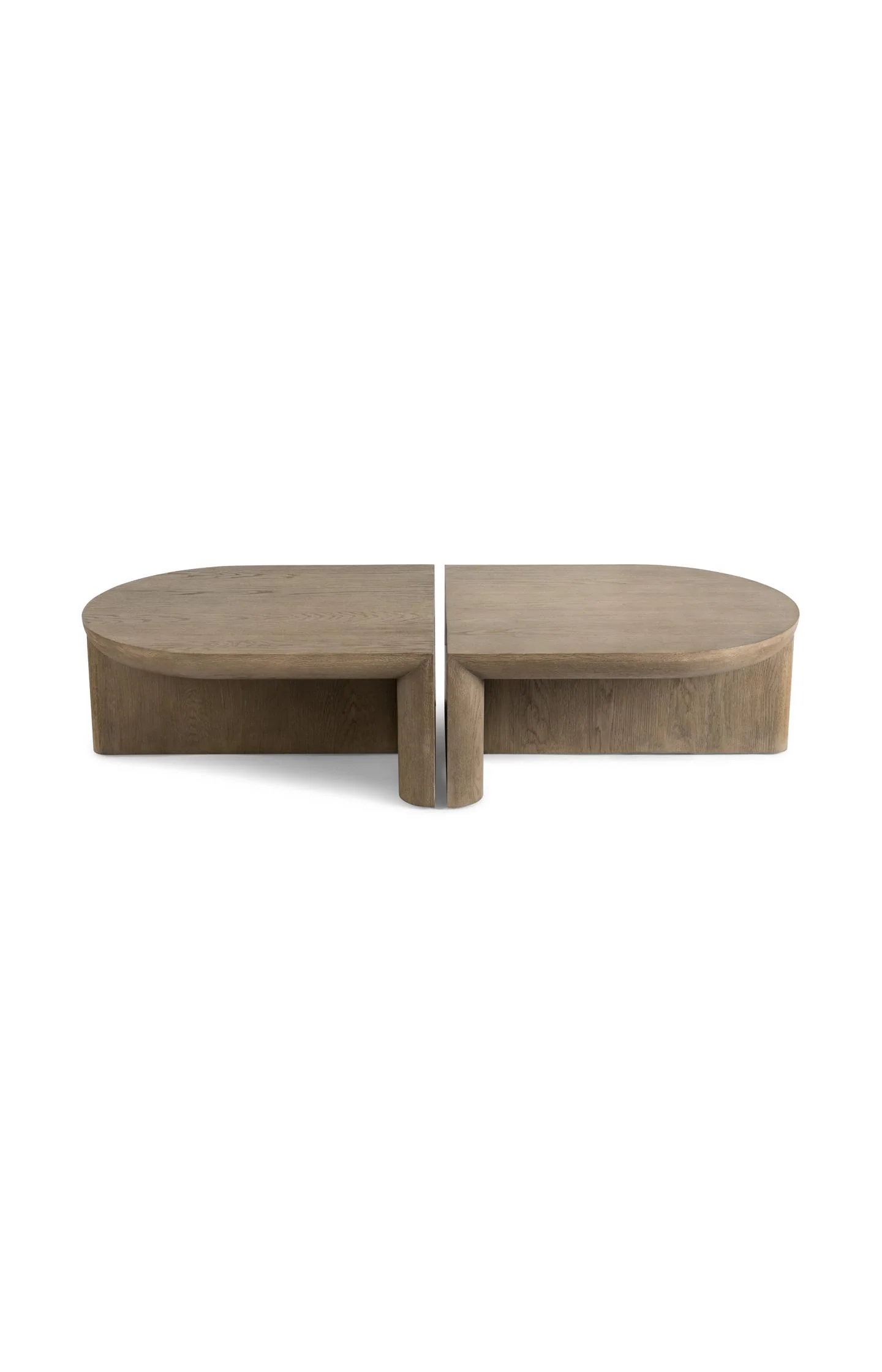 Oak veneer coffee table - Image 9