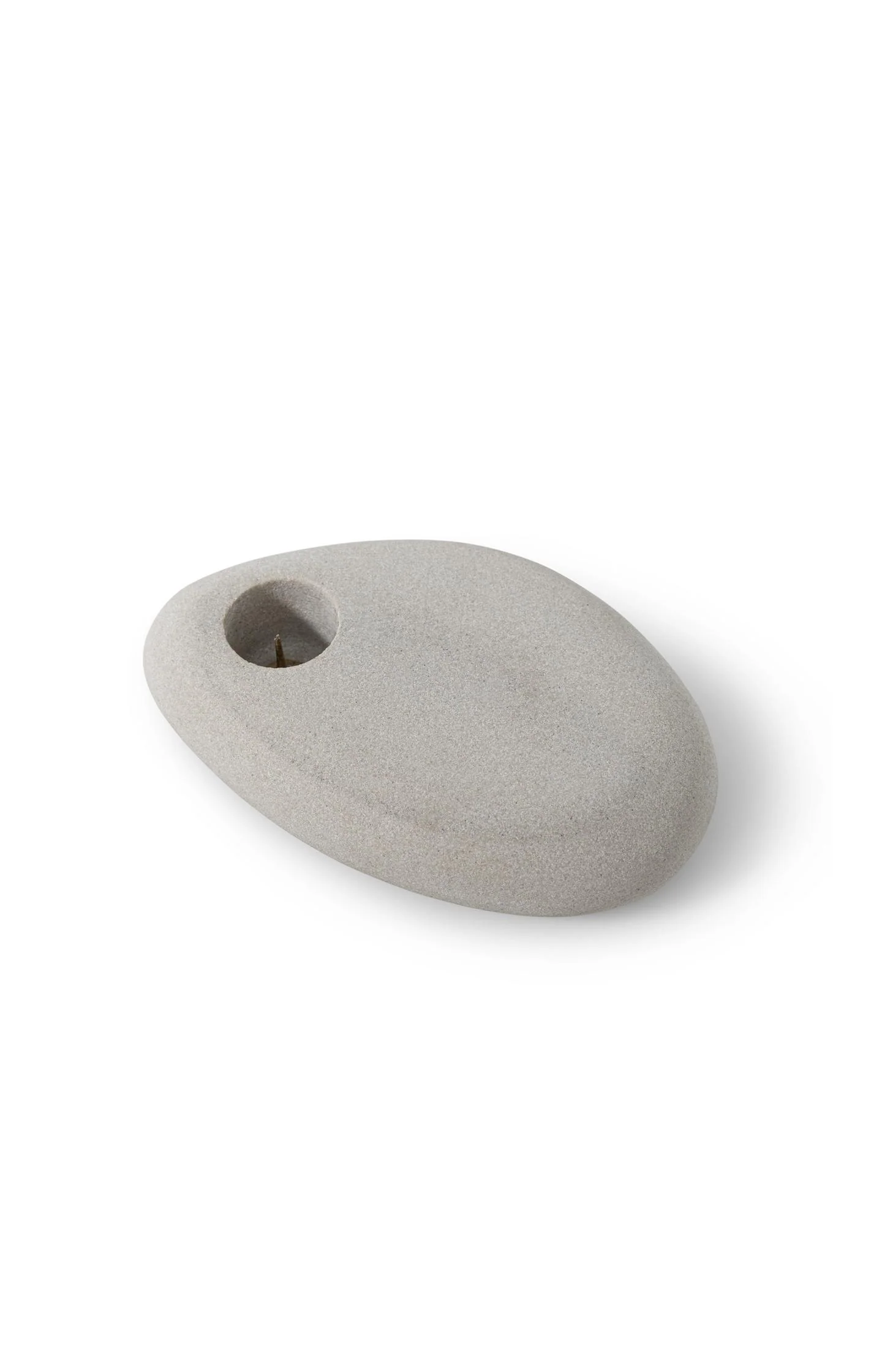 Oval candle holder