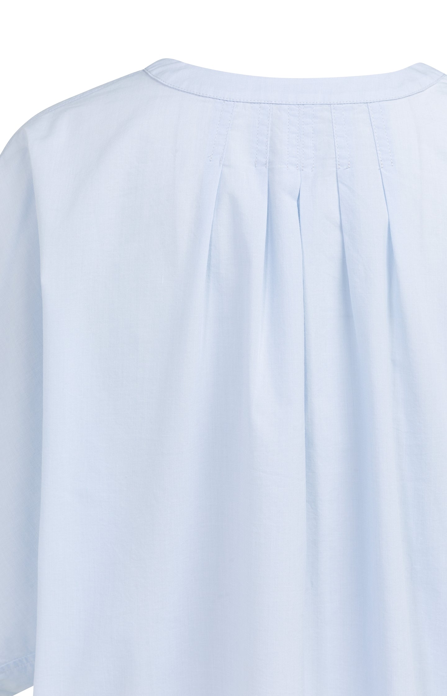 Oversized batwing blouse with pleats and wide sleeves - Image 4