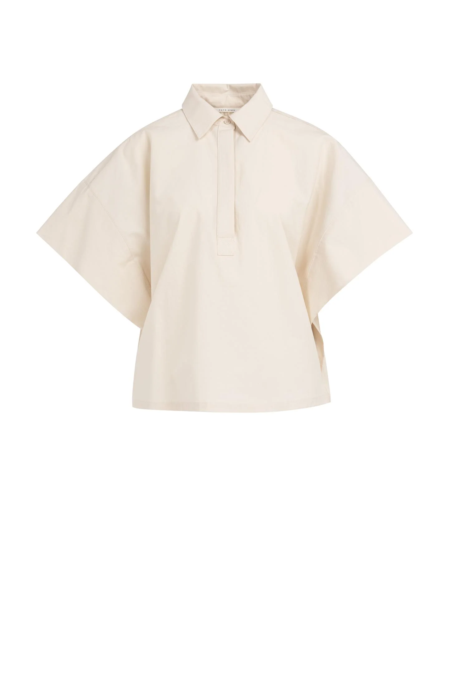Oversized blouse with sleeve detail