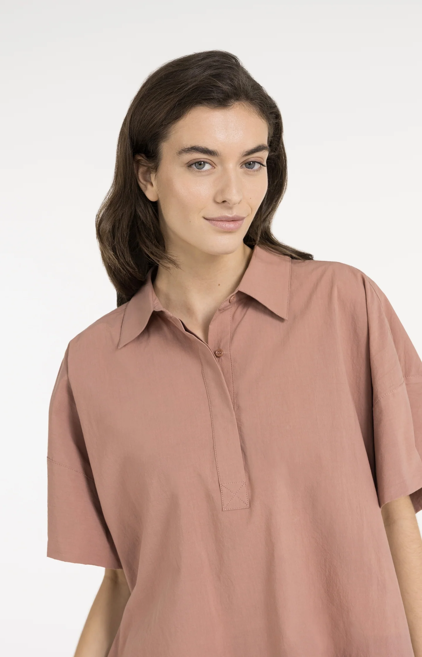 Oversized blouse with sleeve detail - Image 7