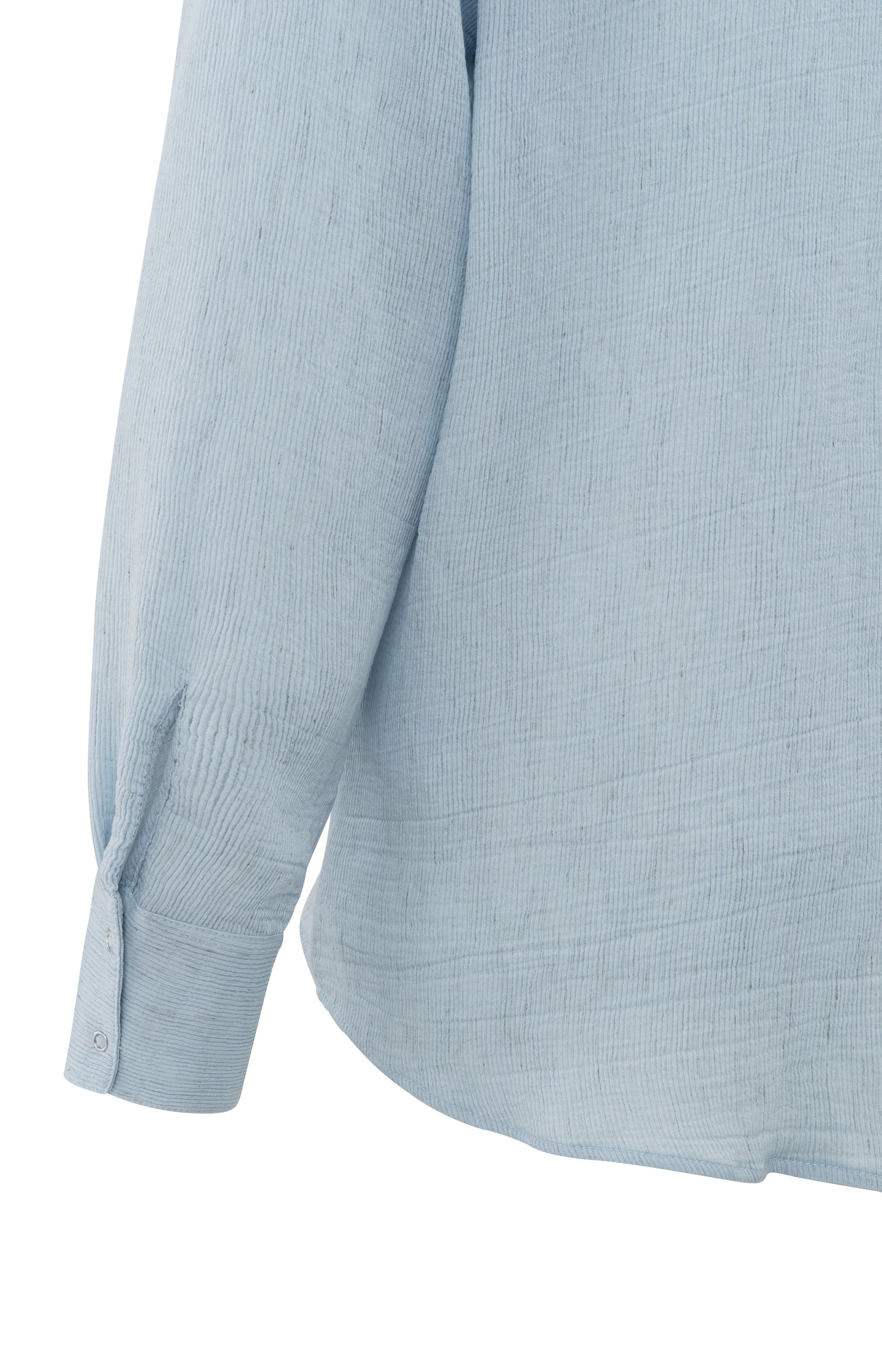 Oversized blouse with snap button closure - Image 9