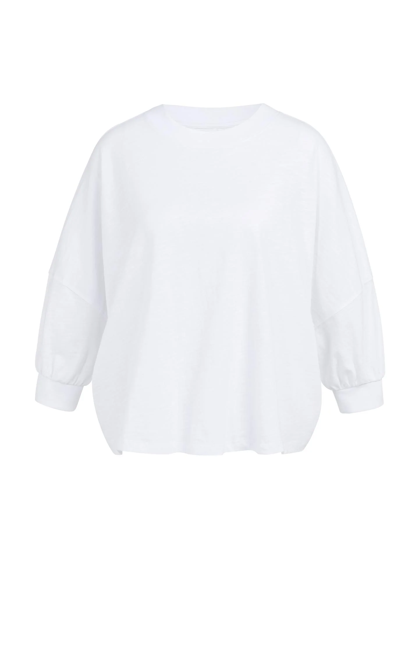 Oversized jersey top with elasticated cuffs - Image 2