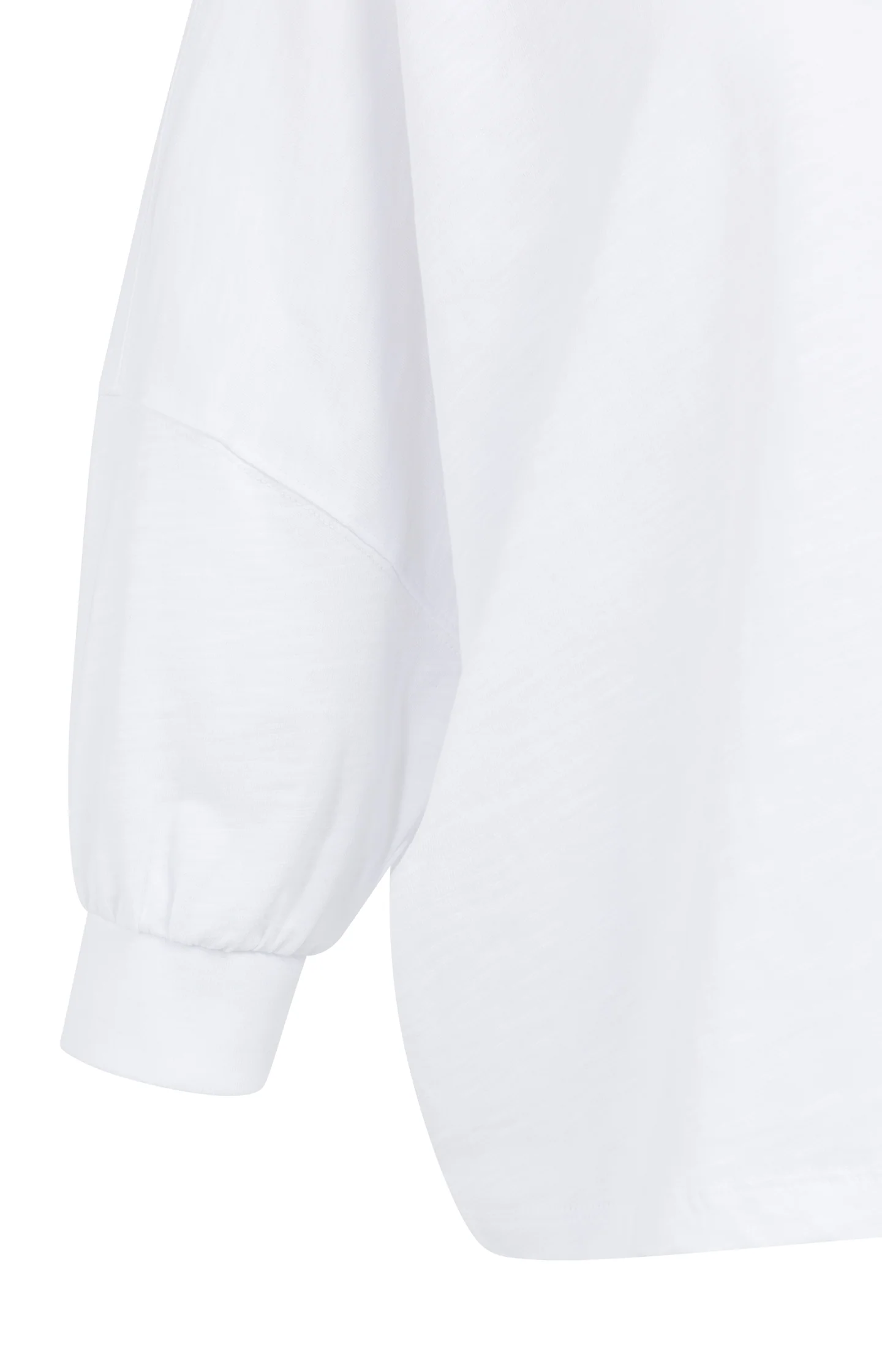 Oversized jersey top with elasticated cuffs - Image 8