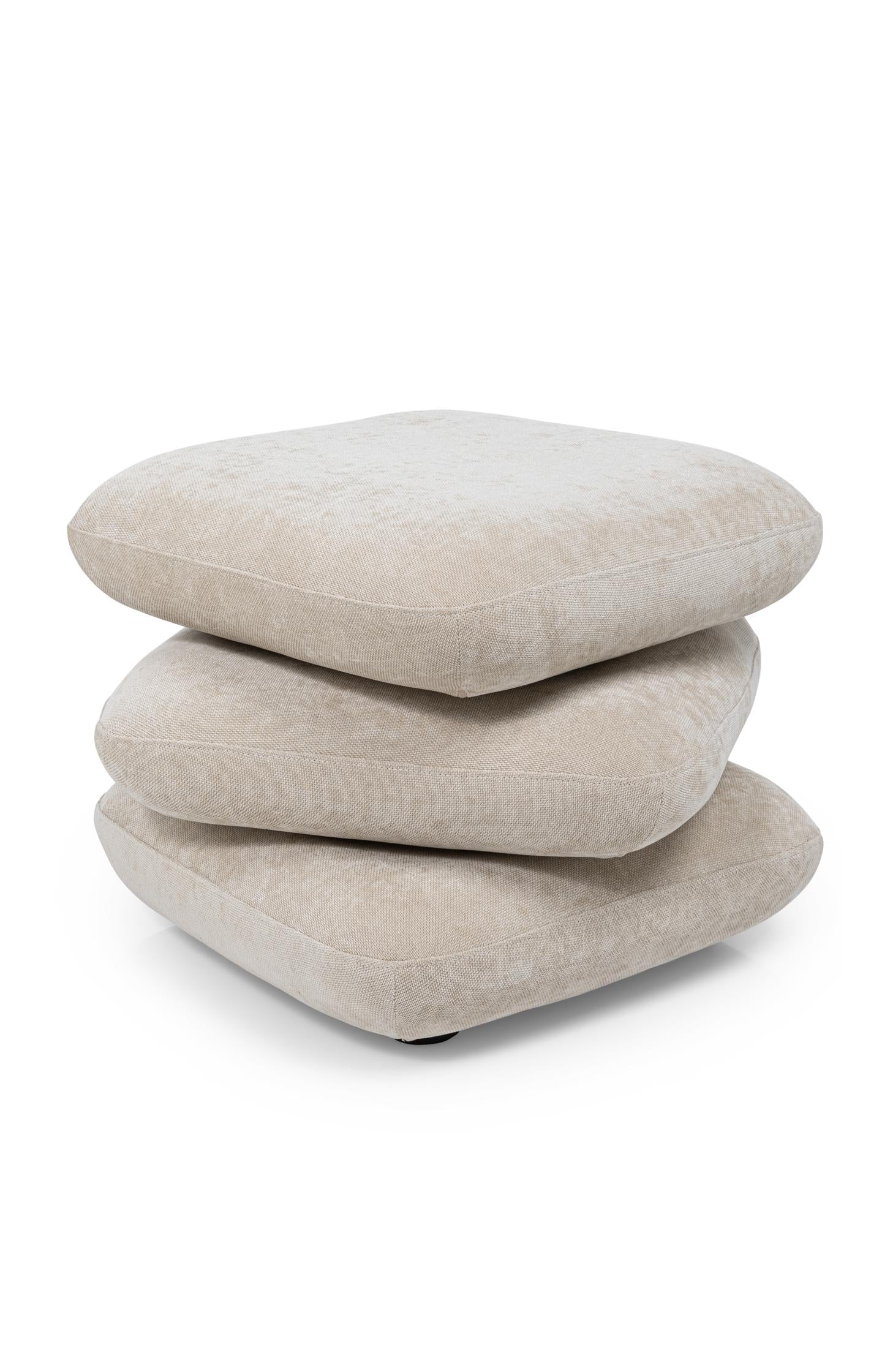 Pouf with swivel cushions - Image 2