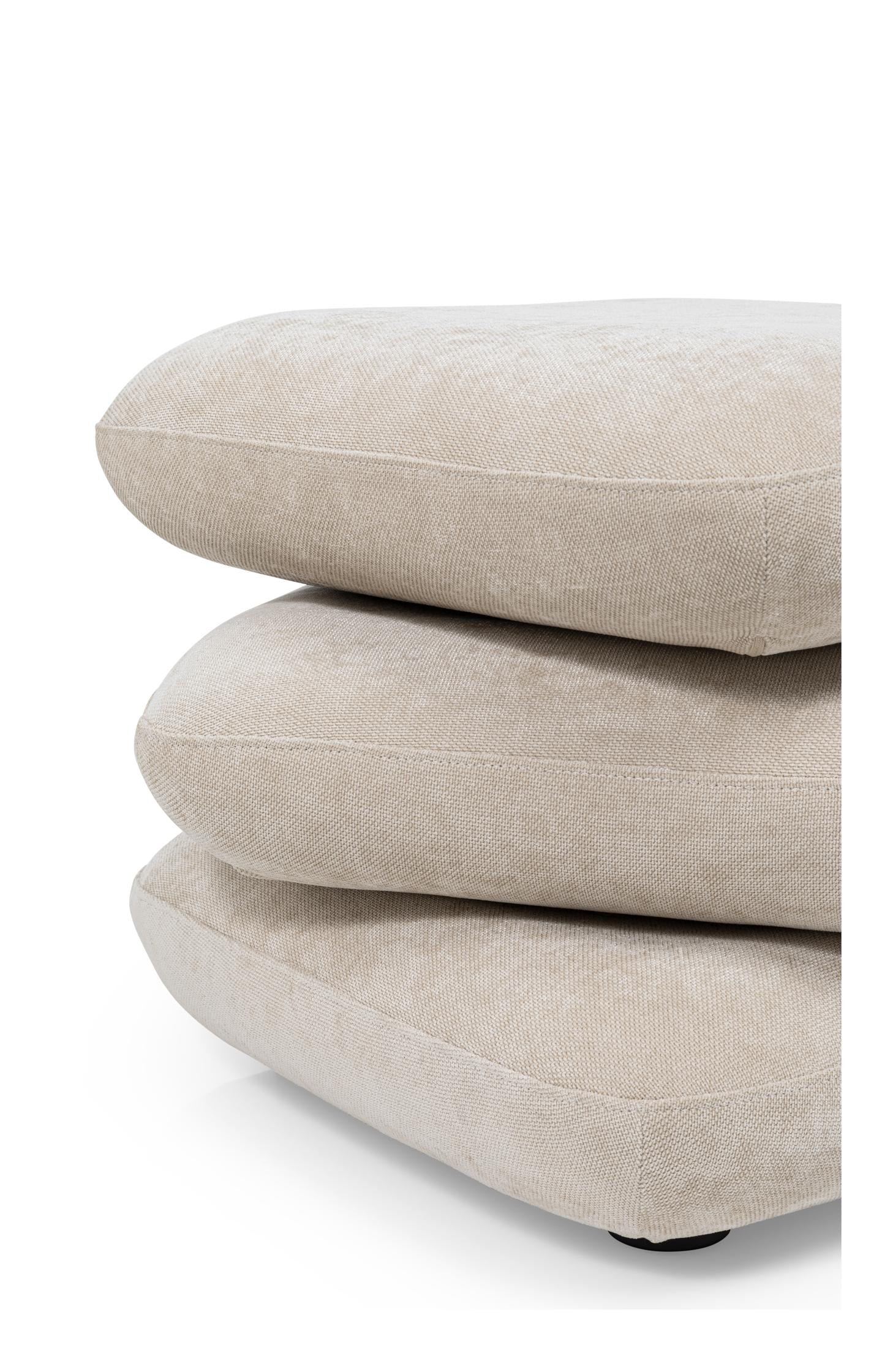 Pouf with swivel cushions - Image 5
