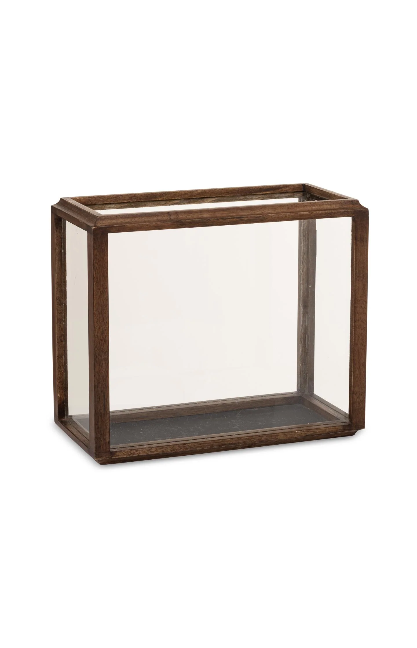 Rectangular mango wood lantern - Image 2